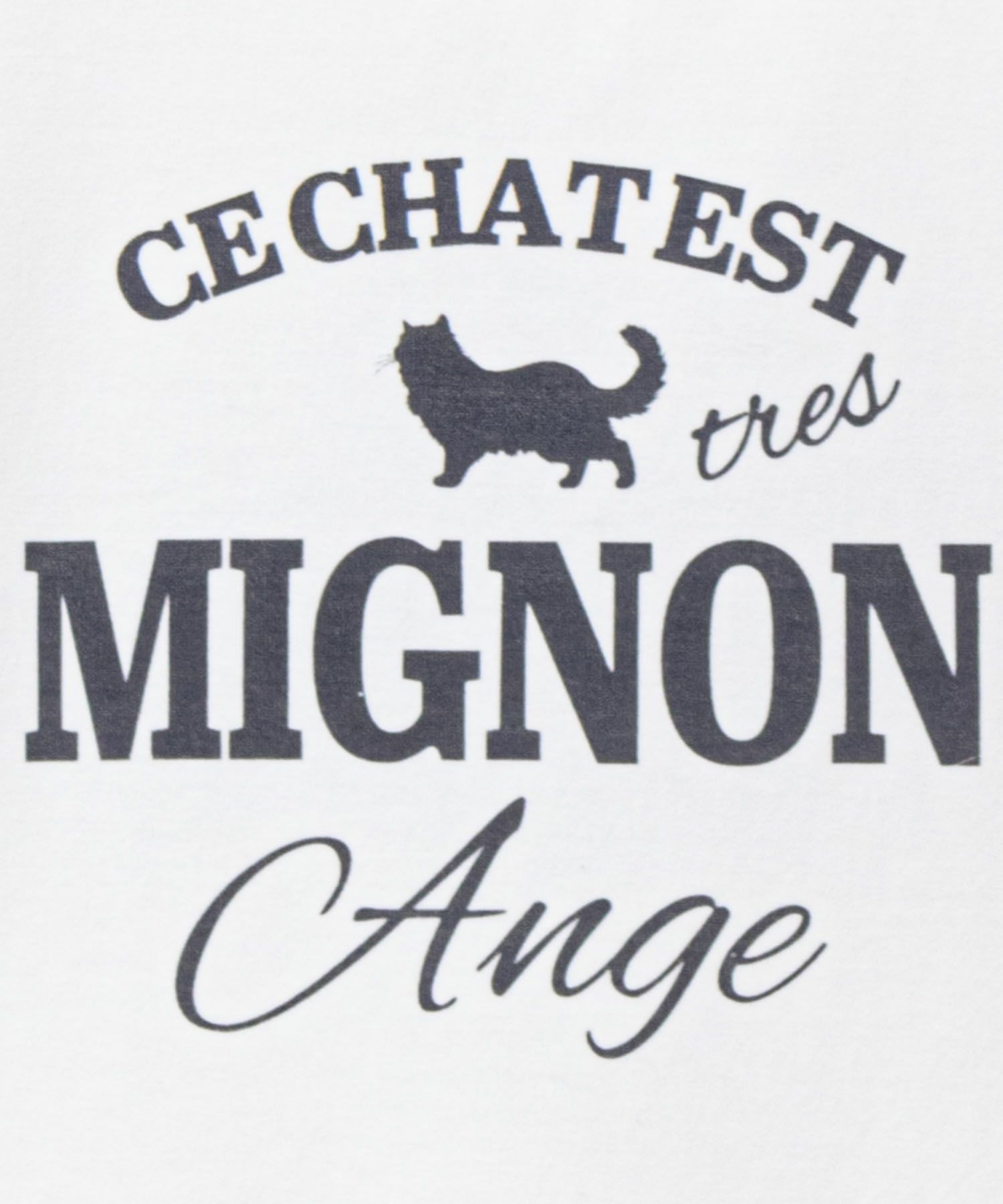 T-GRAPHICS  ネコシルエットTシャツ レディース メール便 対応商品商品画像-28