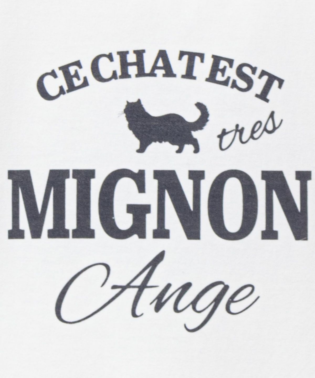 T-GRAPHICS ネコシルエットTシャツ レディース ネコポス 対応商品