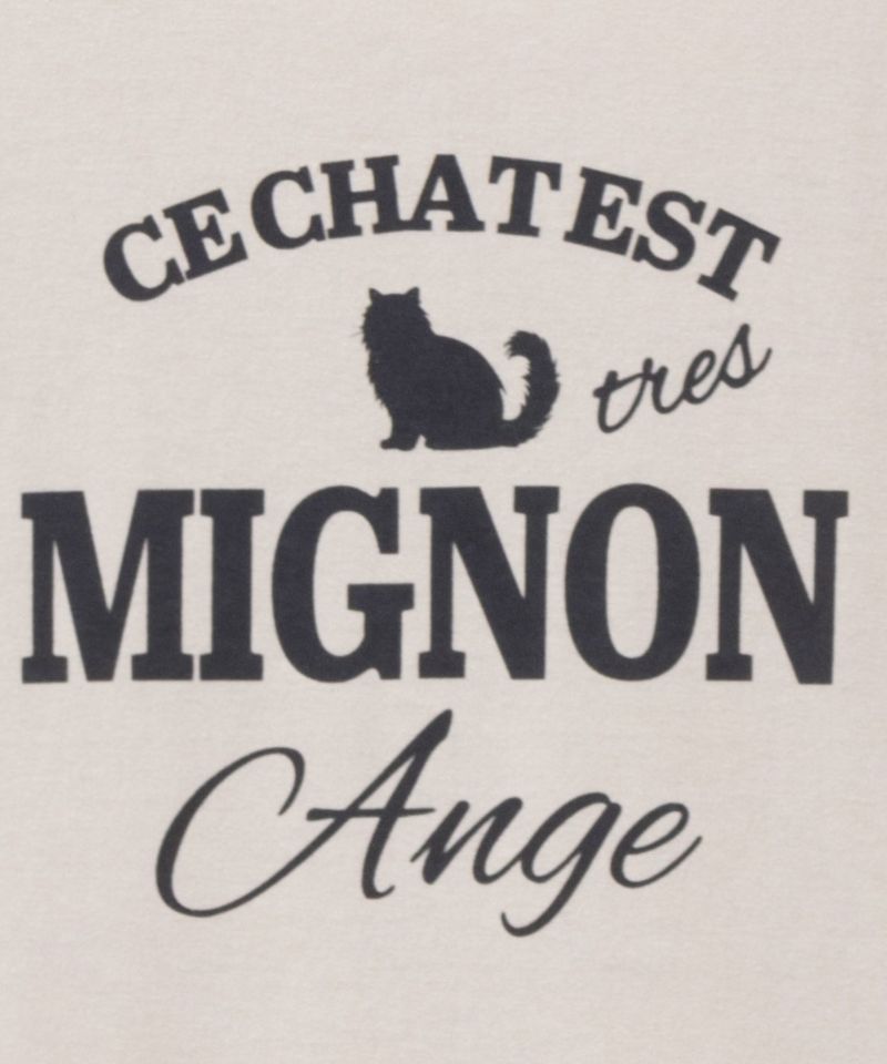 T-GRAPHICS  ネコシルエットTシャツ レディース メール便 対応商品商品画像-29