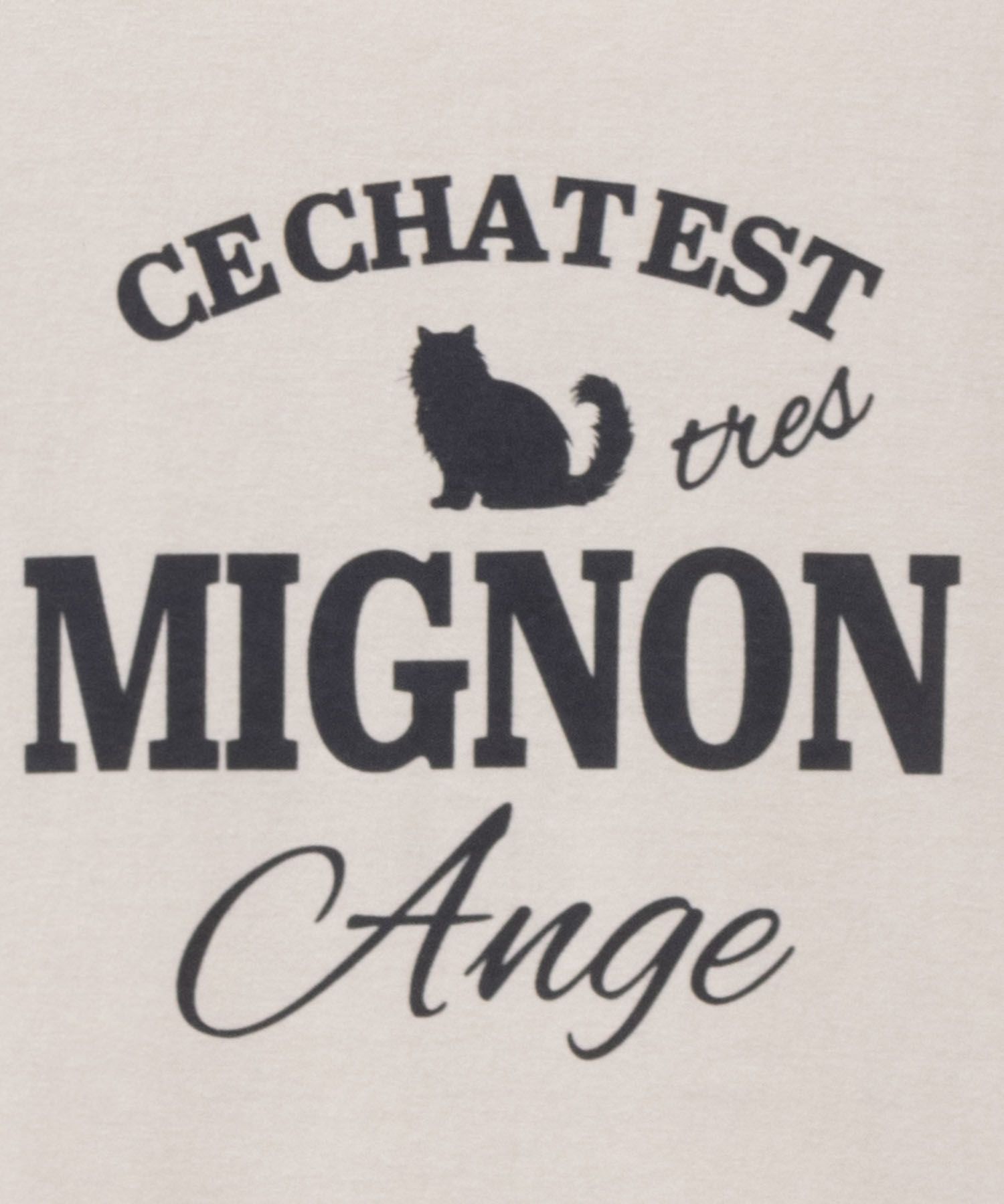 T-GRAPHICS ネコシルエットTシャツ レディース ネコポス 対応商品