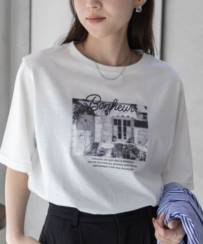 T-GRAPHICS  フォトプリントTシャツ レディース ネコポス 対応商品
