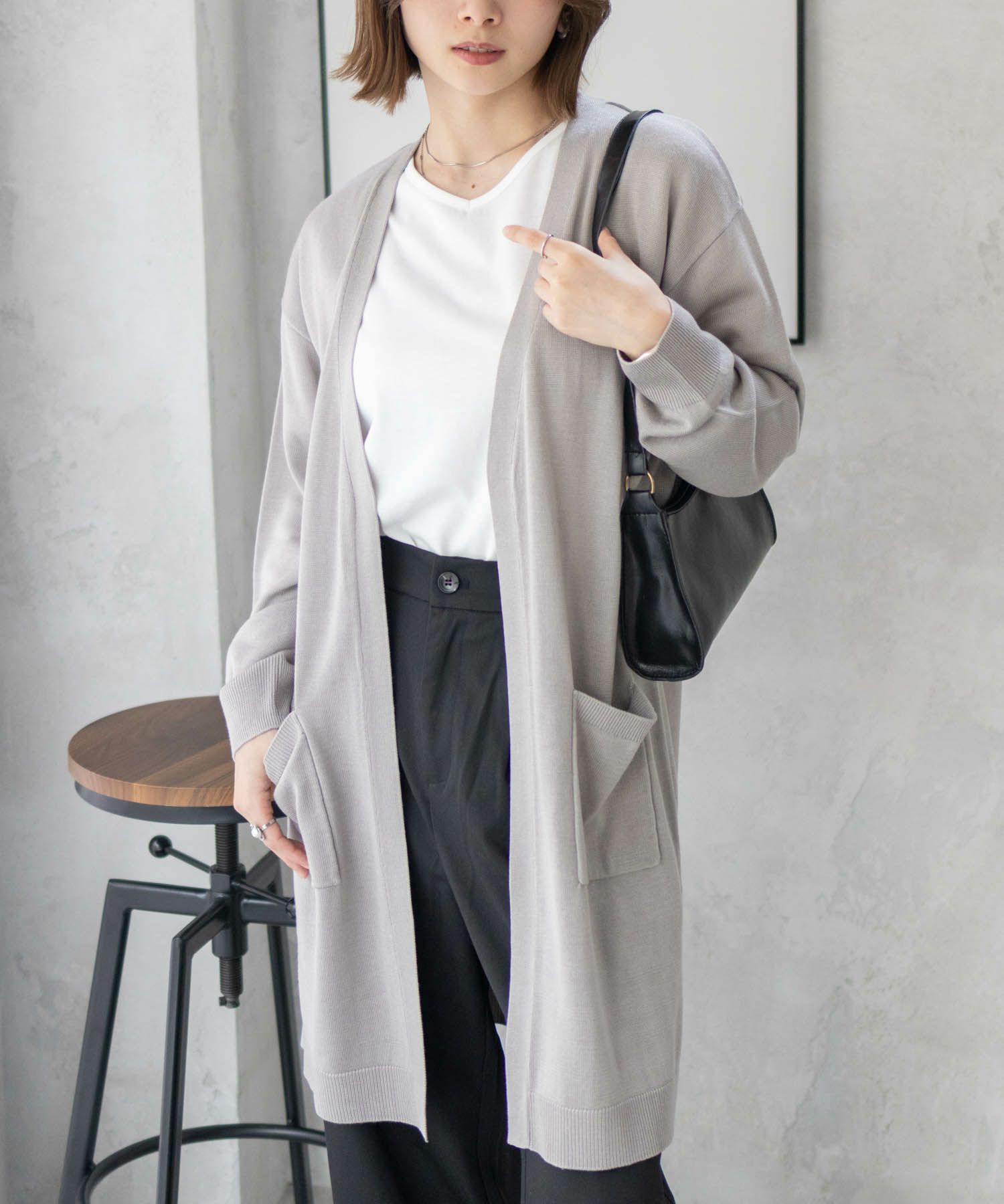 nAvy  ニットトッパーカーディガンアンサンブル レディース商品サムネイル-2