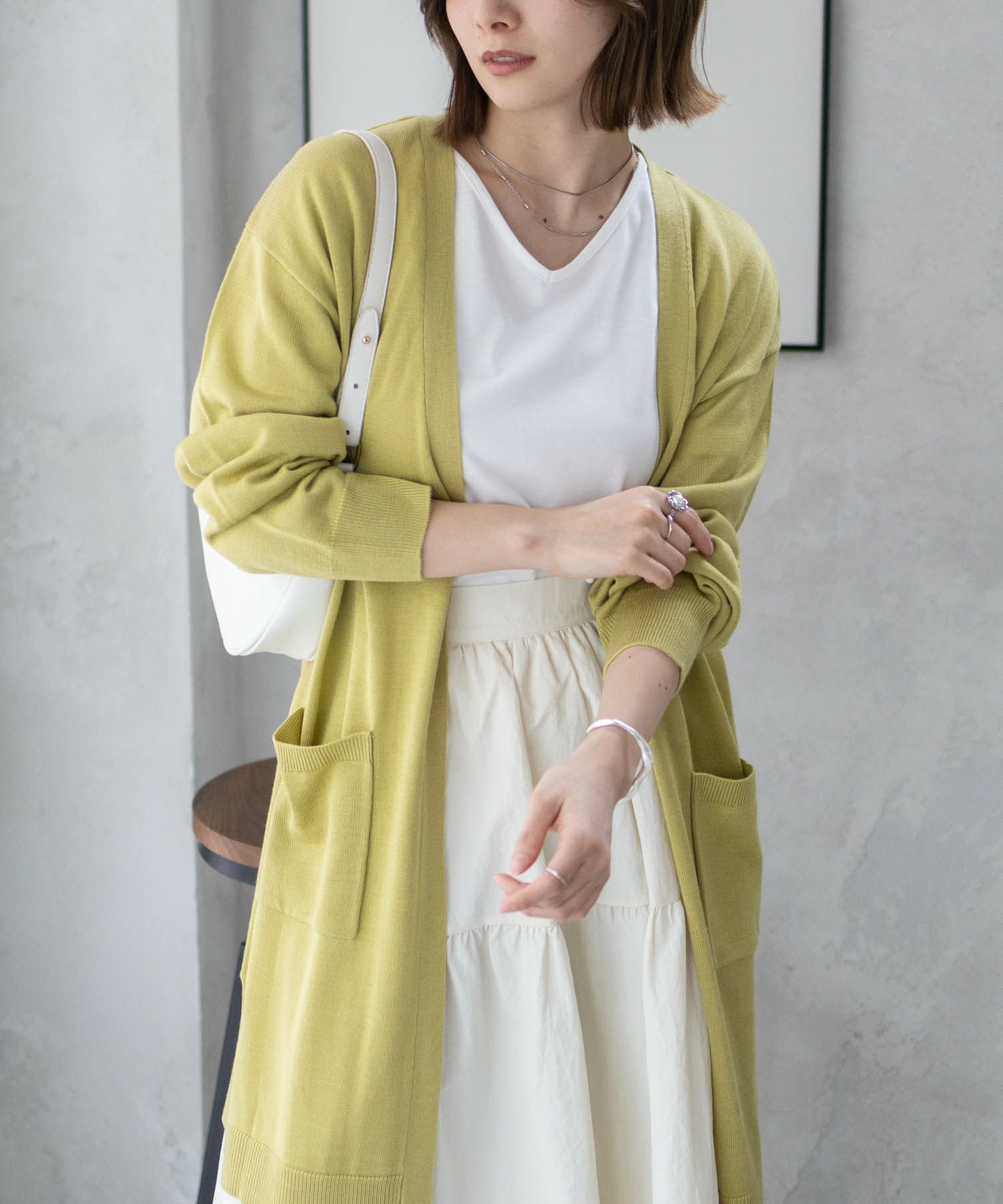 nAvy ニットトッパーカーディガンアンサンブル レディース