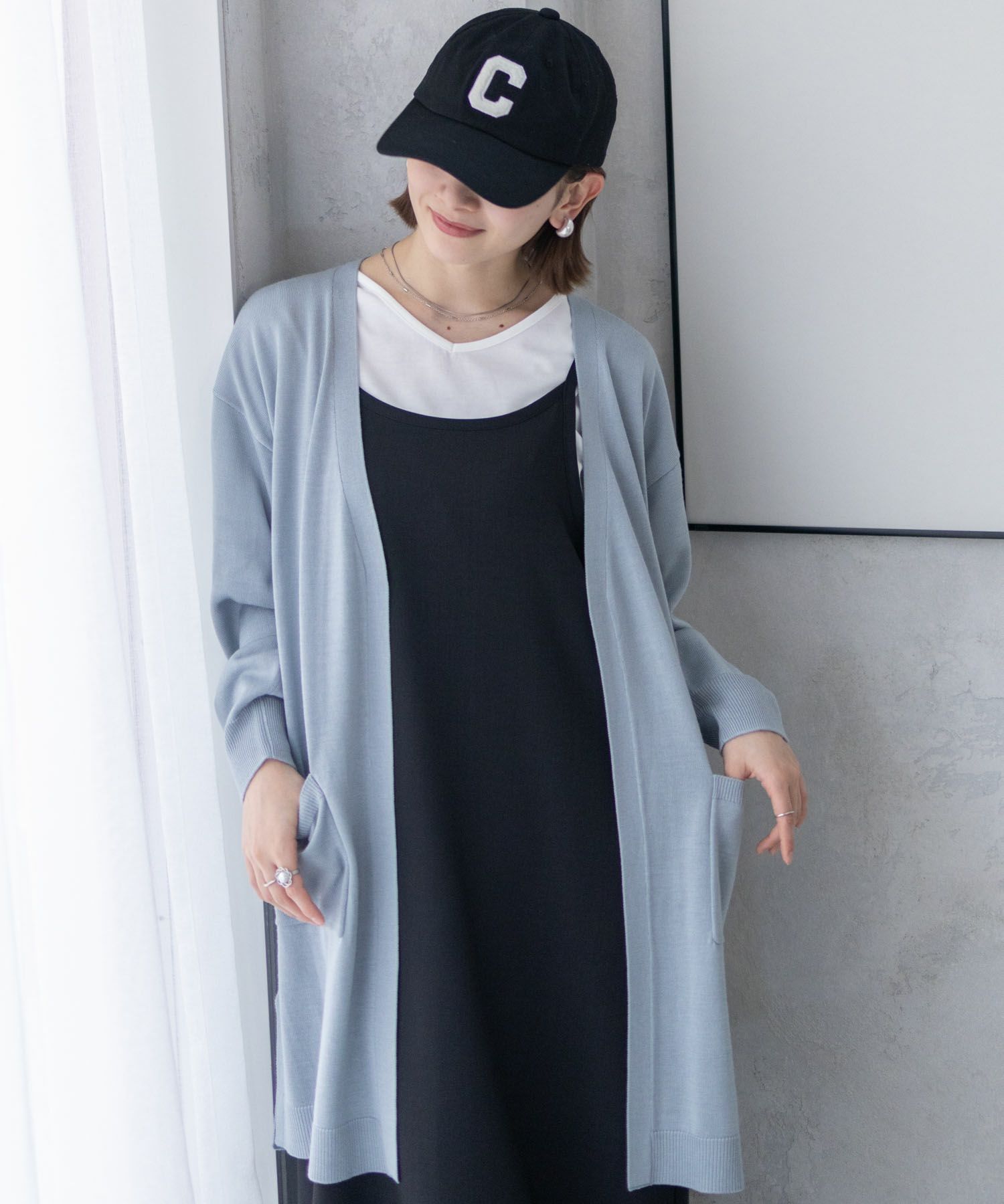 nAvy  ニットトッパーカーディガンアンサンブル レディース商品画像-4