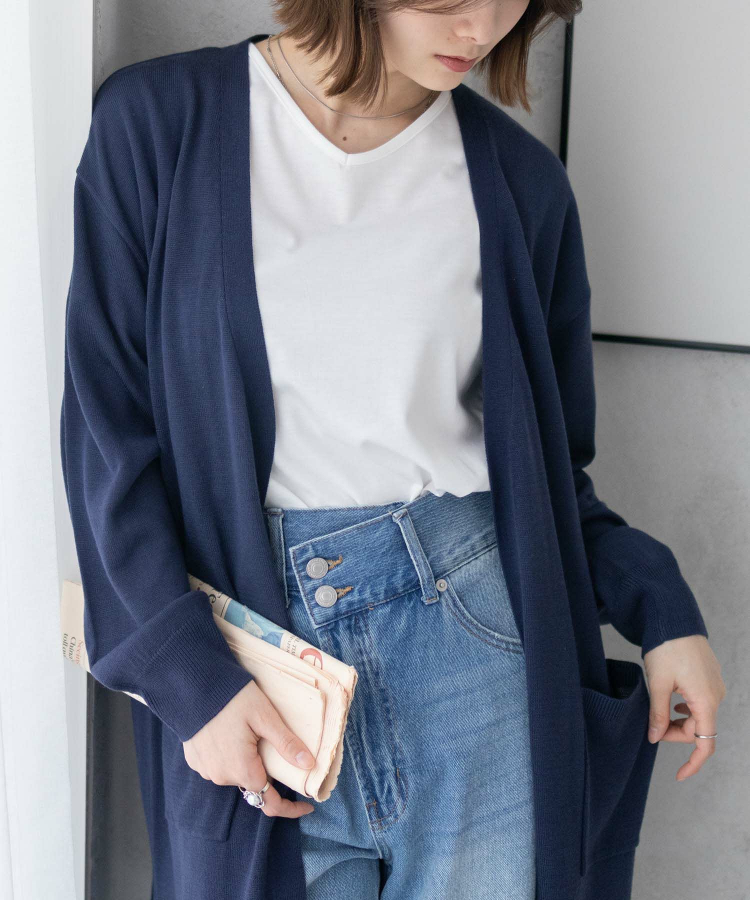 nAvy  ニットトッパーカーディガンアンサンブル レディース商品画像-6