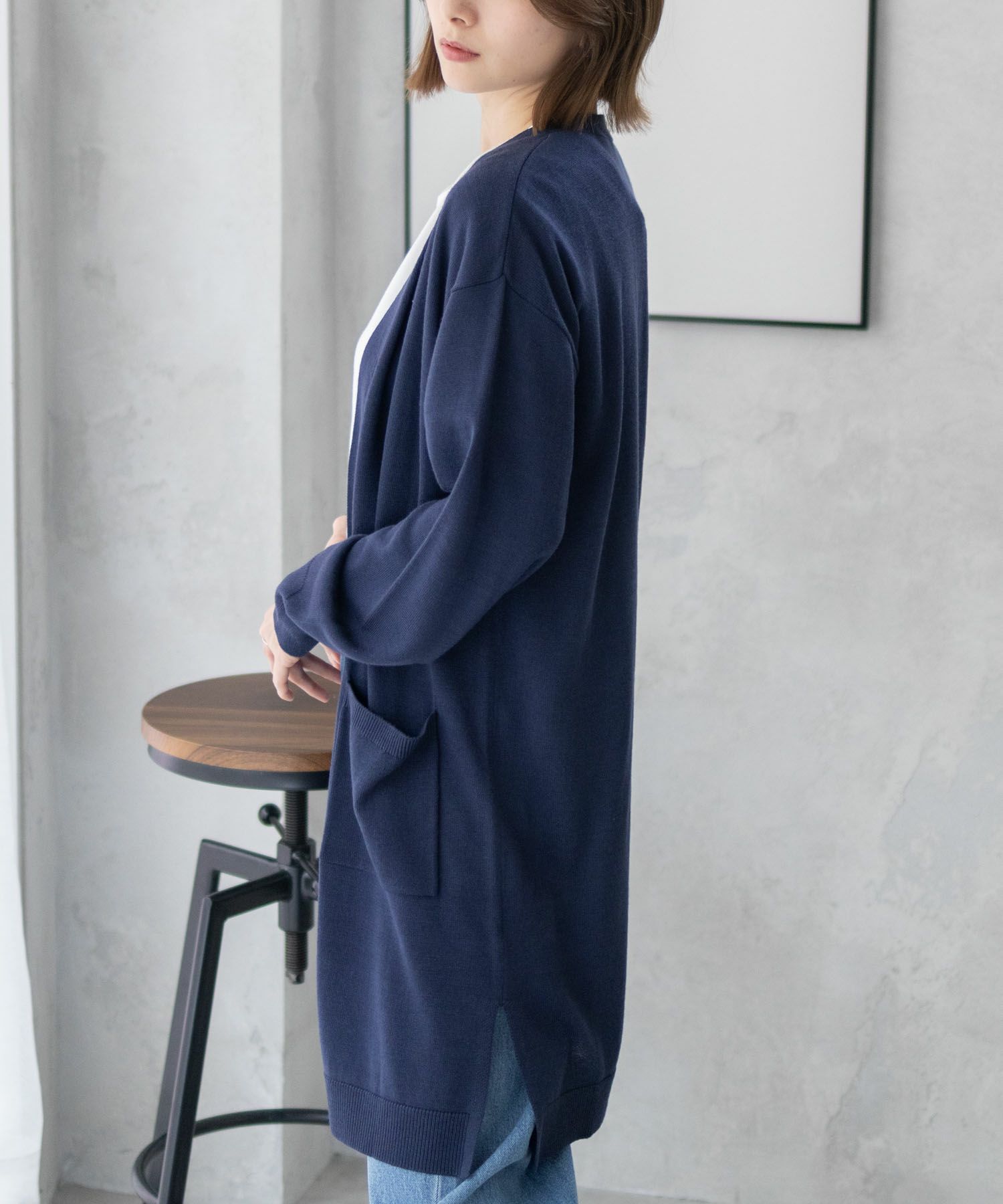 nAvy ニットトッパーカーディガンアンサンブル レディース