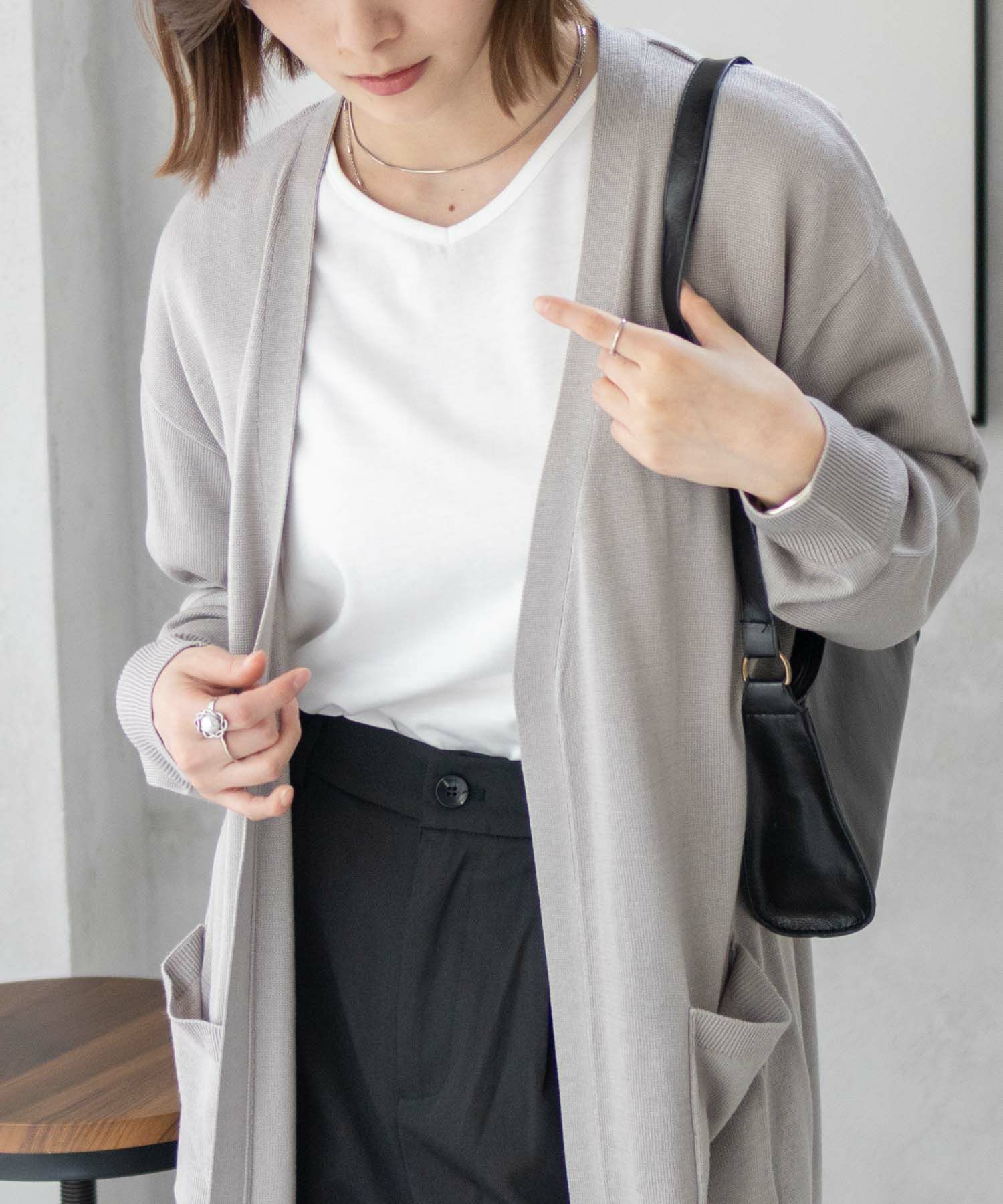 nAvy  ニットトッパーカーディガンアンサンブル レディース商品画像-14