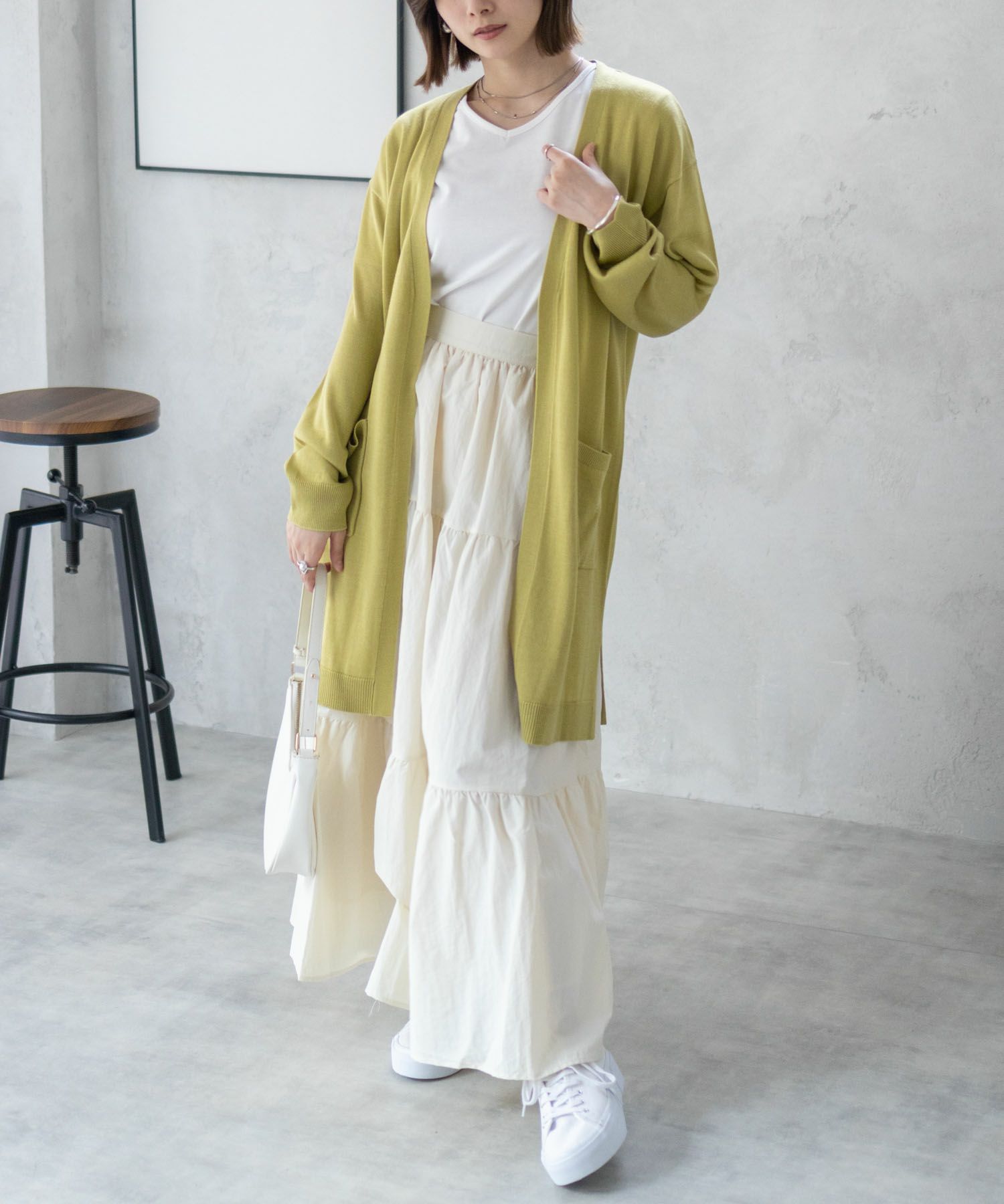 nAvy ニットトッパーカーディガンアンサンブル レディース