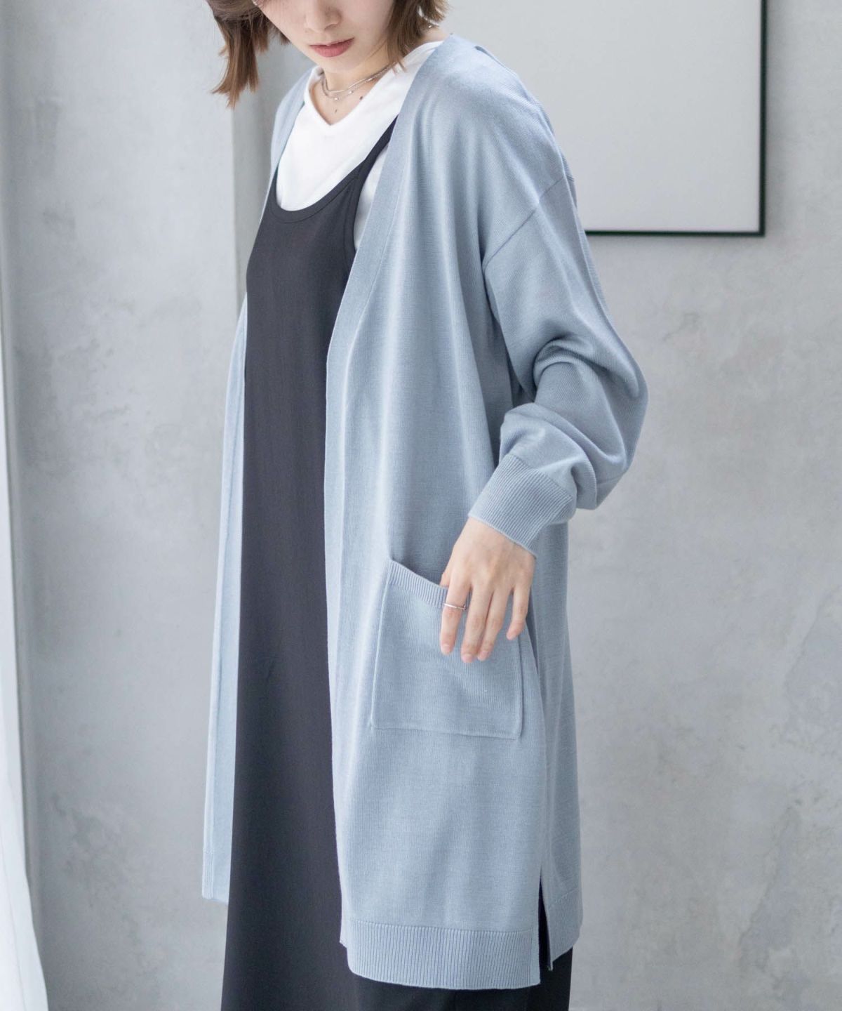 nAvy ニットトッパーカーディガンアンサンブル レディース