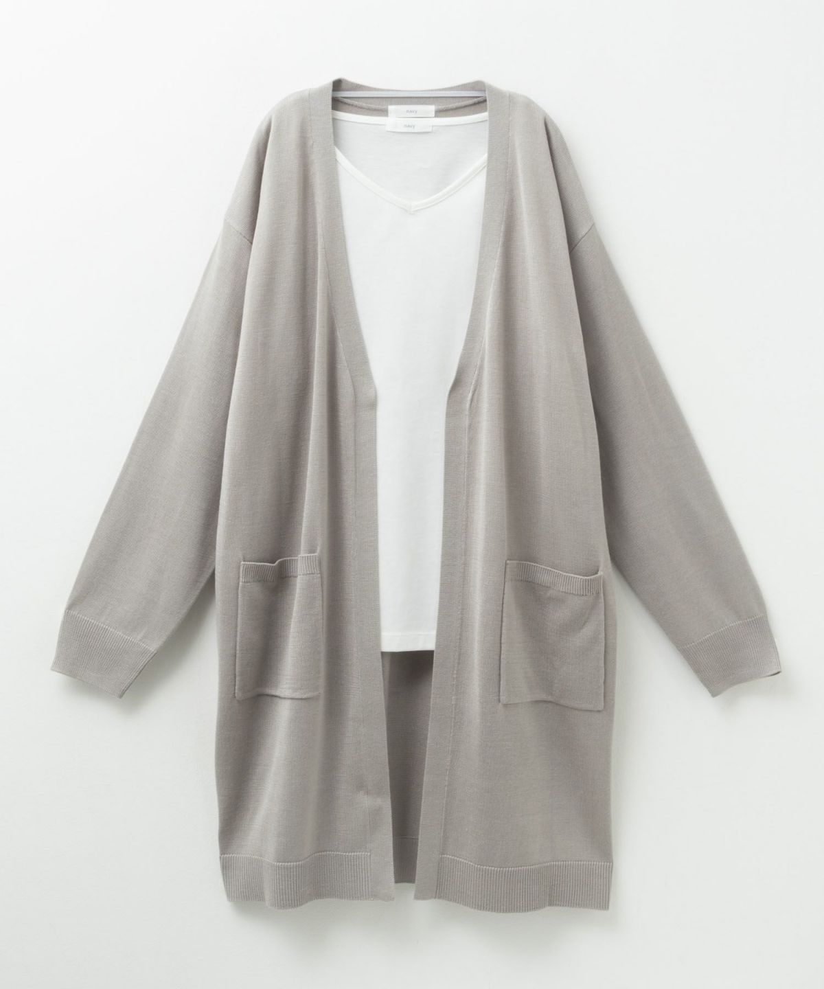 nAvy ニットトッパーカーディガンアンサンブル レディース
