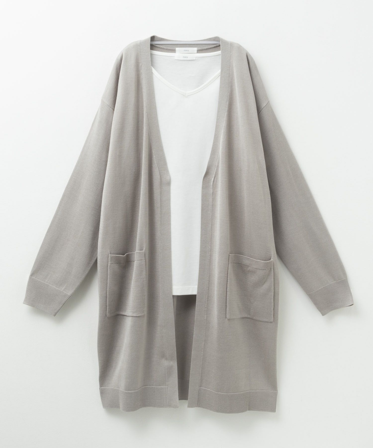 nAvy ニットトッパーカーディガンアンサンブル レディース