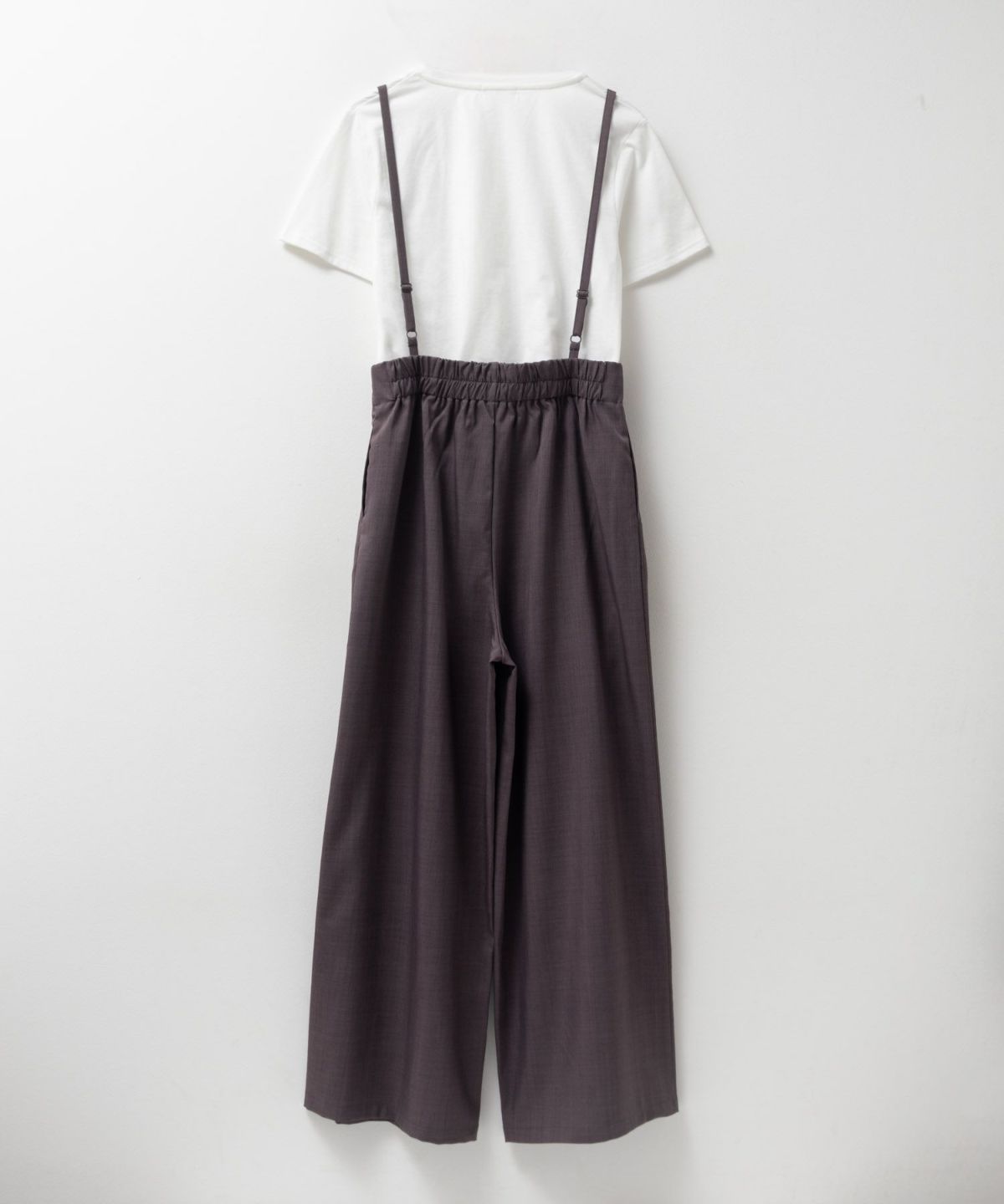 nAvy 杢麻ライクサロペットアンサンブル レディース