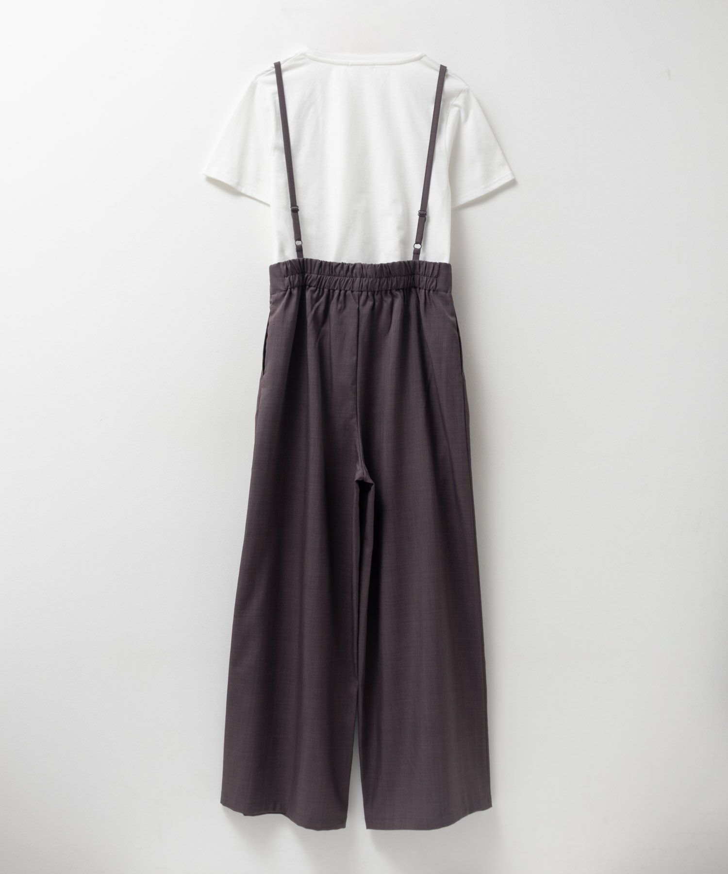 nAvy 杢麻ライクサロペットアンサンブル レディース