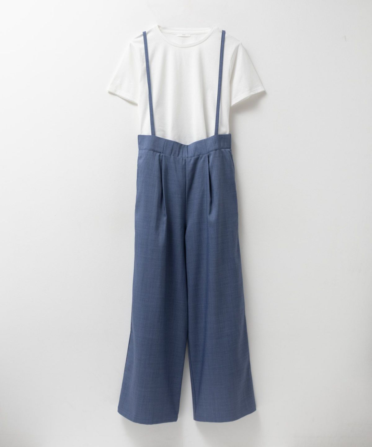 nAvy 杢麻ライクサロペットアンサンブル レディース