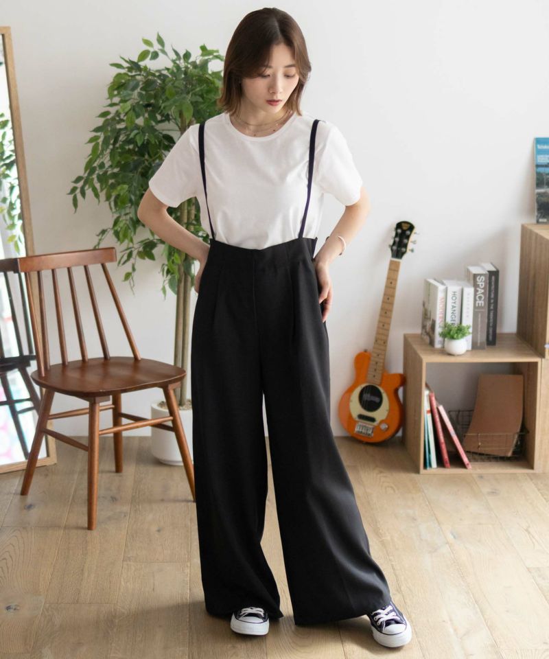 nAvy 杢麻ライクサロペットアンサンブル レディース商品画像-36