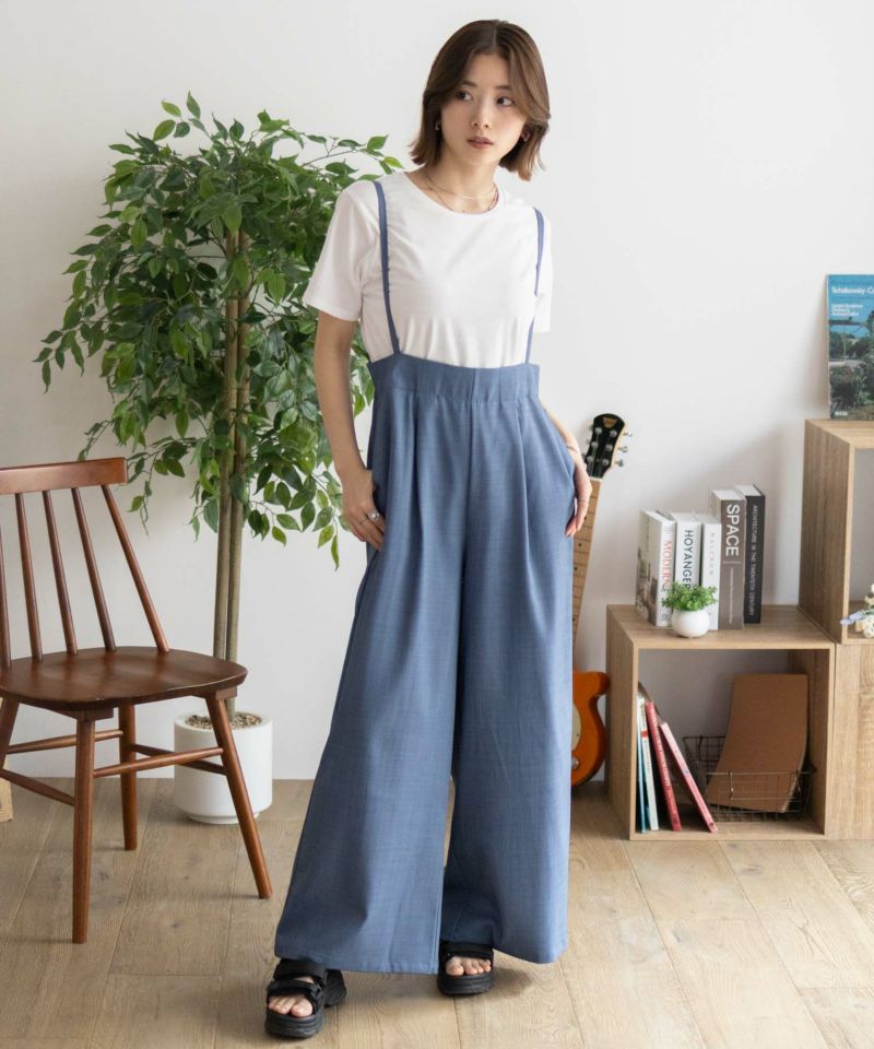 nAvy  杢麻ライクサロペットアンサンブル レディース商品画像-37