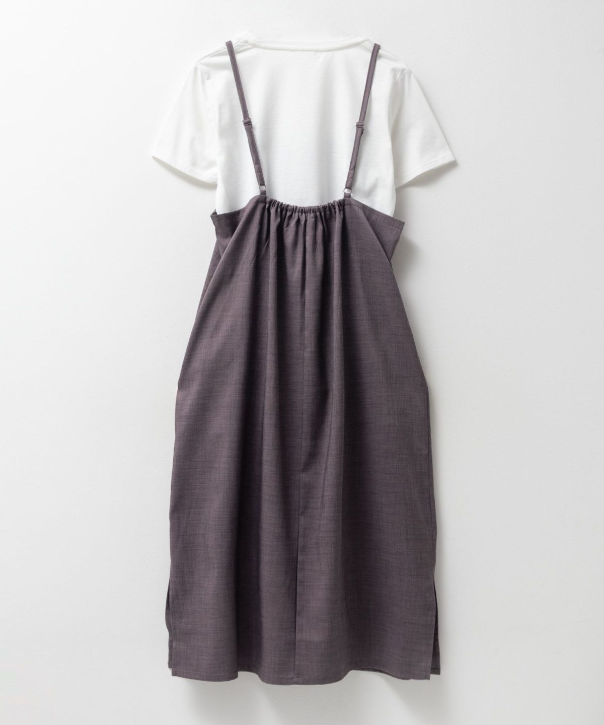 nAvy 杢麻ライクキャミワンピースアンサンブル レディース