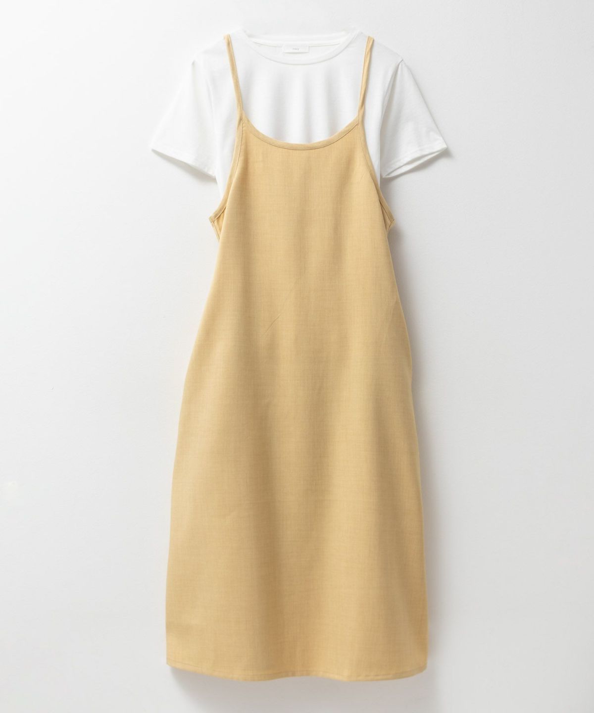 nAvy 杢麻ライクキャミワンピースアンサンブル レディース