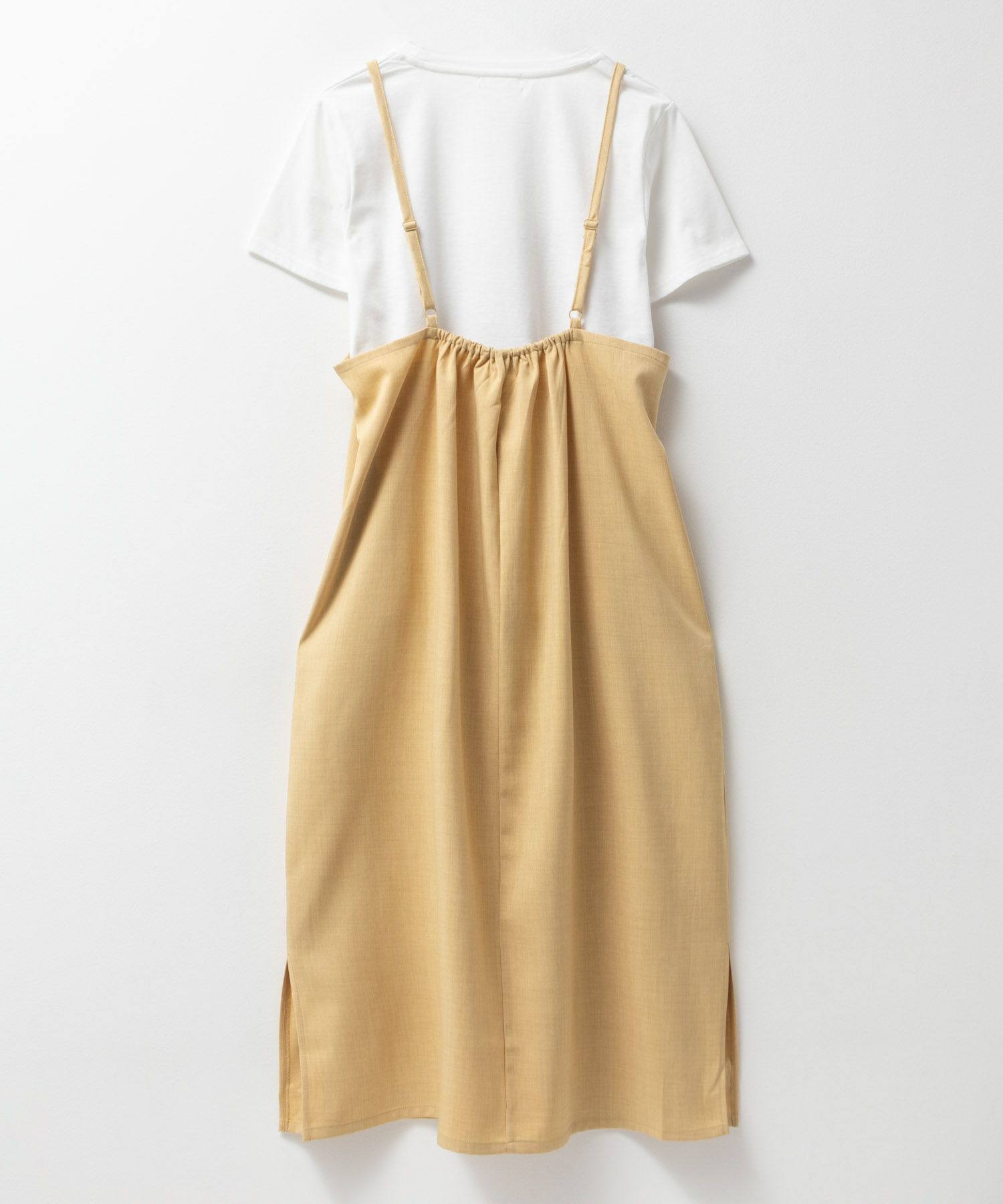 nAvy 杢麻ライクキャミワンピースアンサンブル レディース