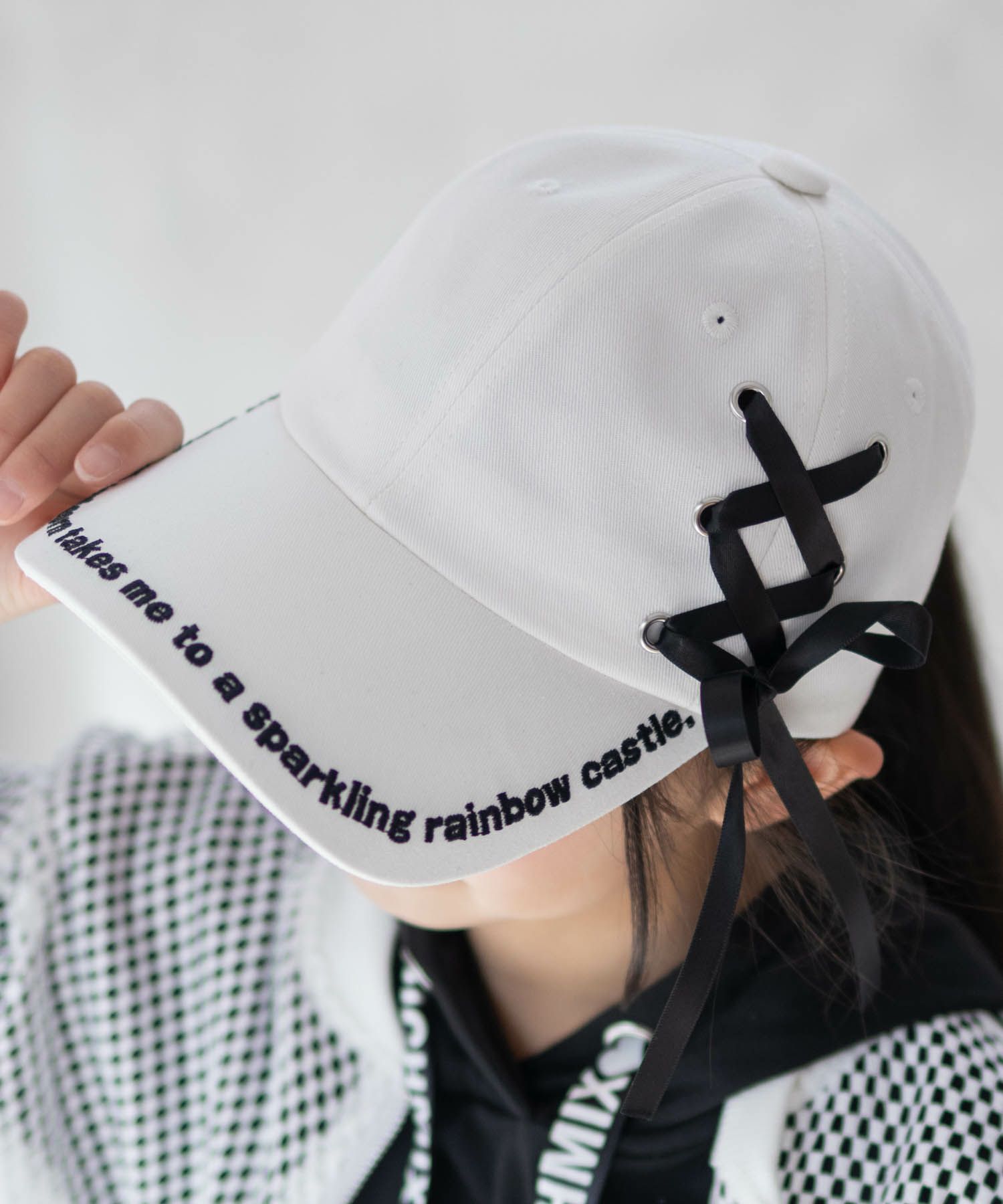 RICH MIX ツイルレースアップキャップ キッズ