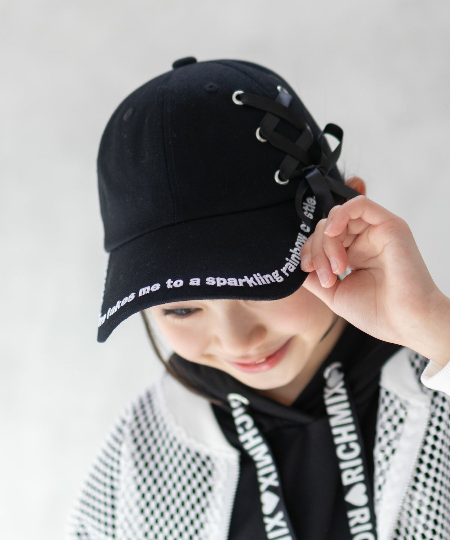 RICH MIX  ツイルレースアップキャップ キッズ商品画像-4