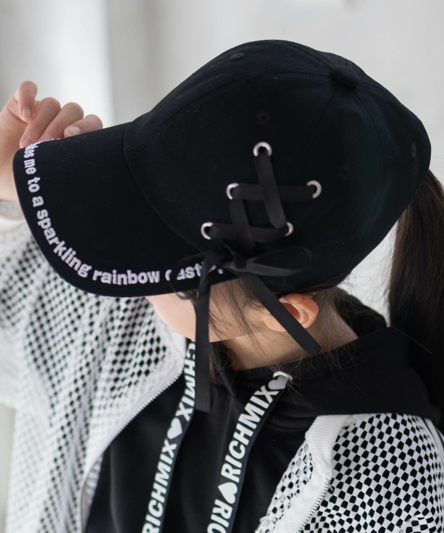 RICH MIX  ツイルレースアップキャップ キッズ商品画像-5