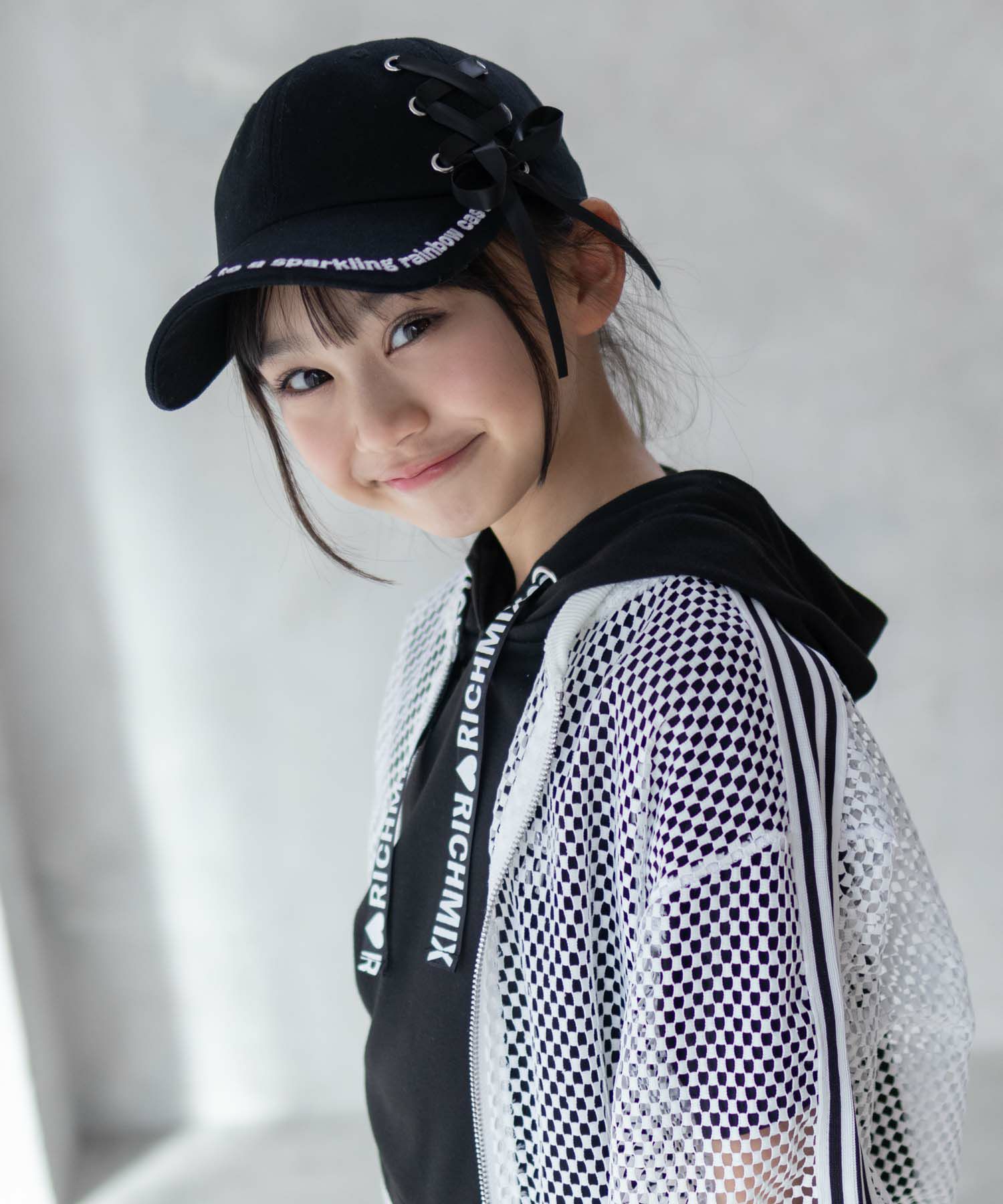 RICH MIX  ツイルレースアップキャップ キッズ商品画像-7