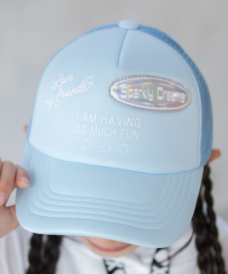 RICH MIX  ロゴPV加工メッシュキャップ キッズ商品画像-2