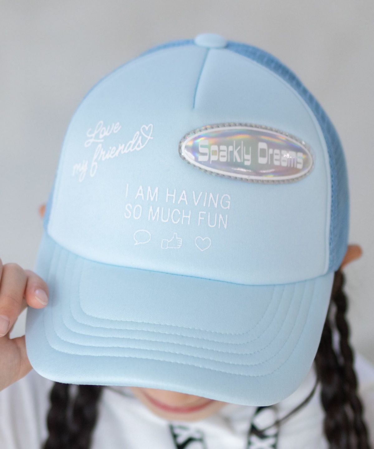 RICH MIX ロゴPV加工メッシュキャップ キッズ