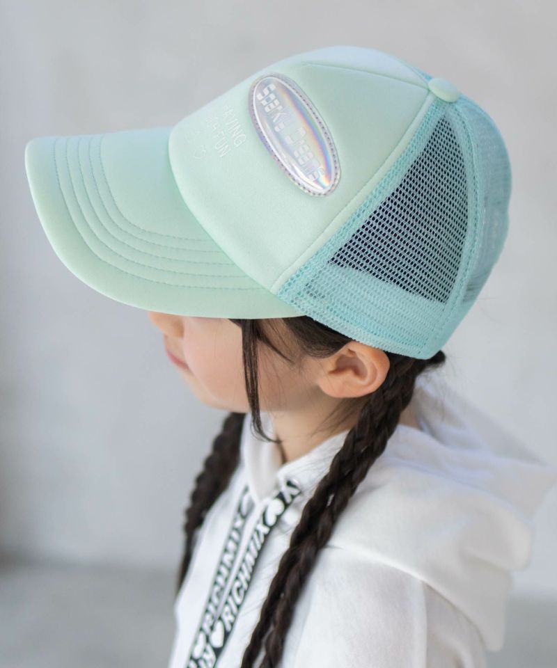 RICH MIX  ロゴPV加工メッシュキャップ キッズ商品画像-7