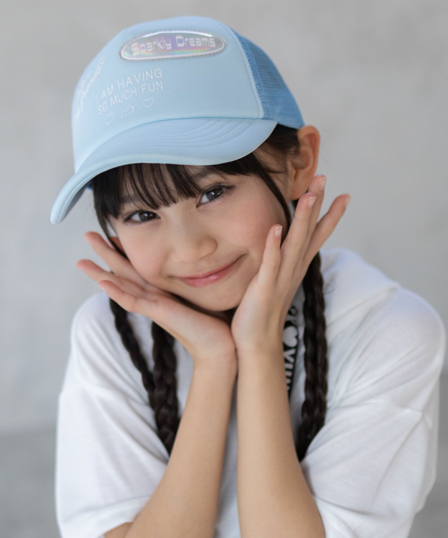 RICH MIX ロゴPV加工メッシュキャップ キッズ