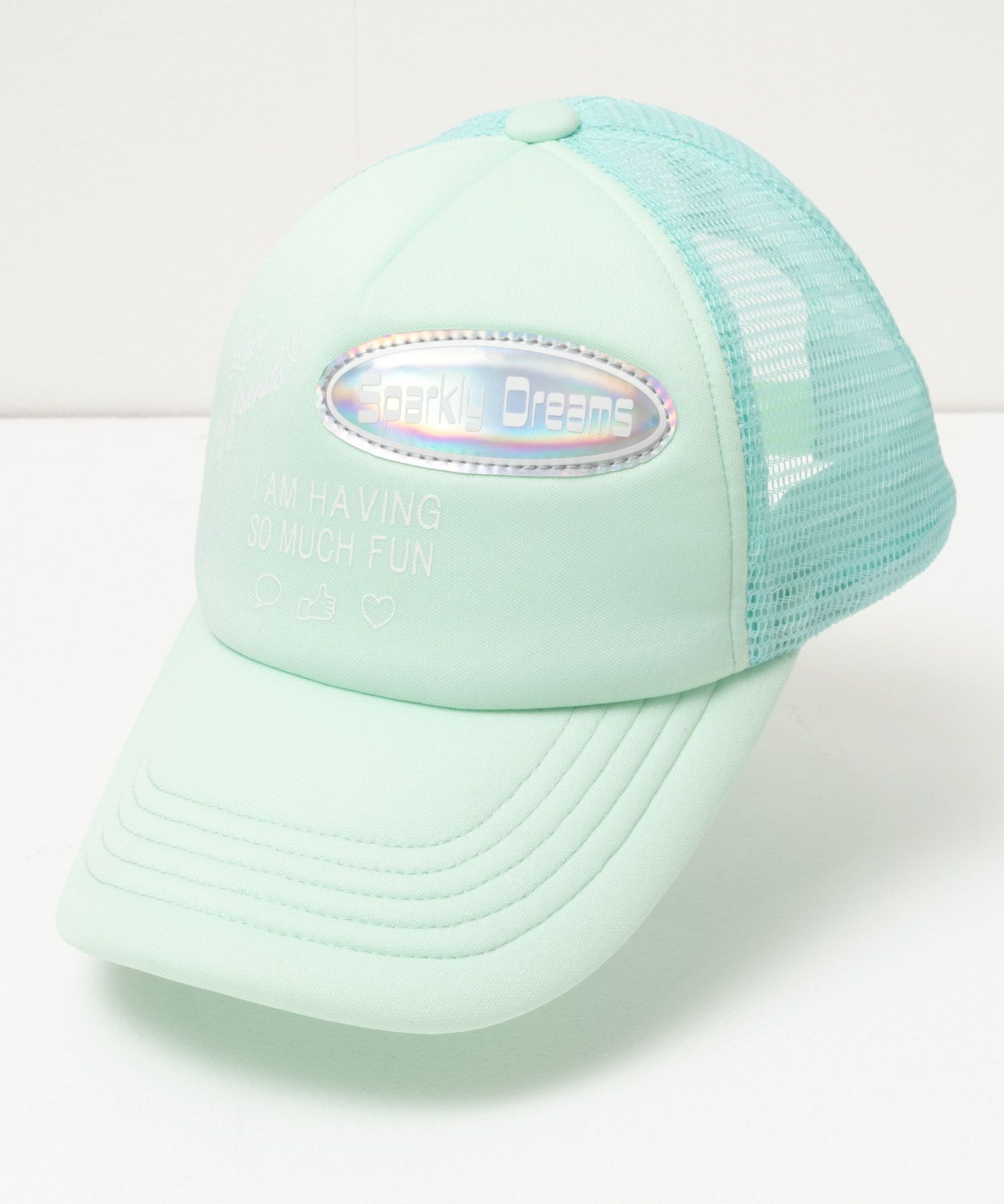 RICH MIX  ロゴPV加工メッシュキャップ キッズ商品画像-13
