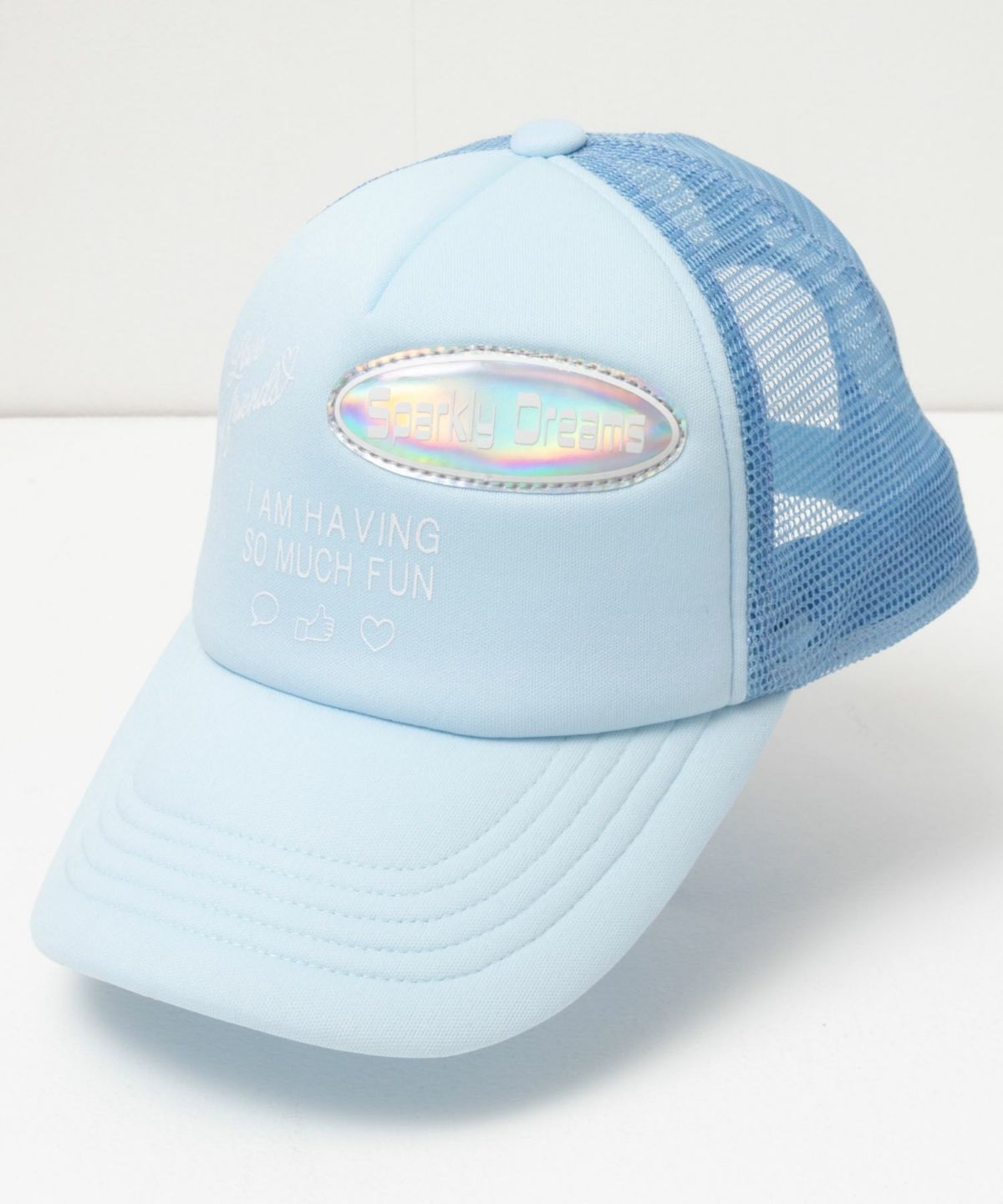 RICH MIX ロゴPV加工メッシュキャップ キッズ