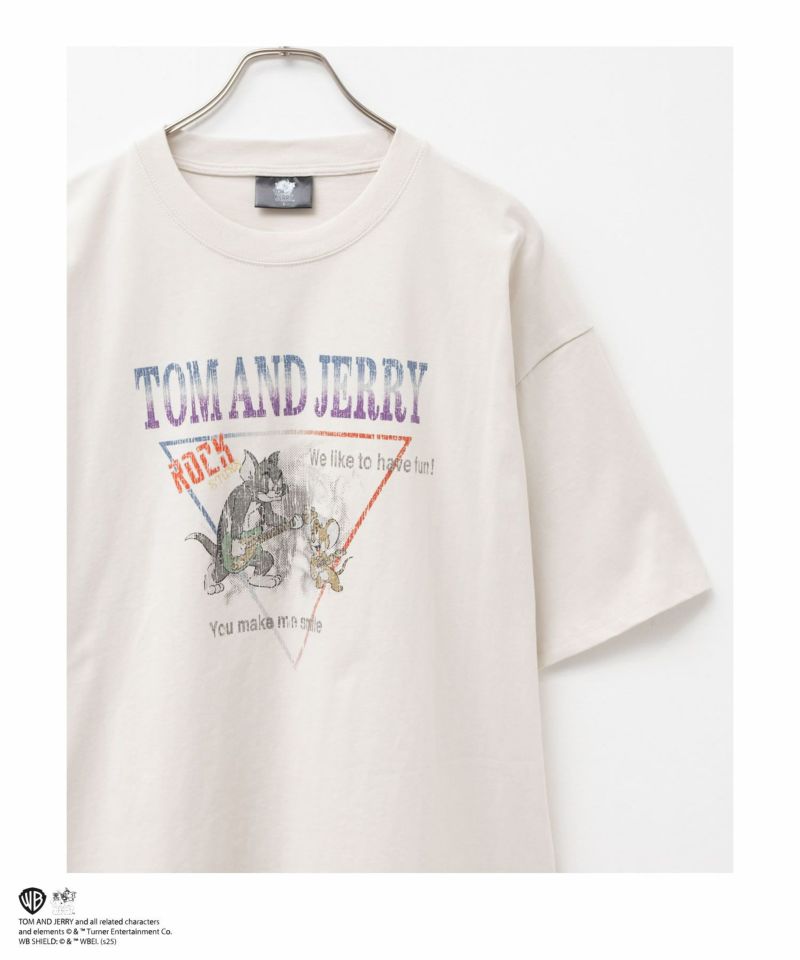 Tom and Jerry ピグメントライクTシャツ メンズ メール便 対応商品商品画像-1