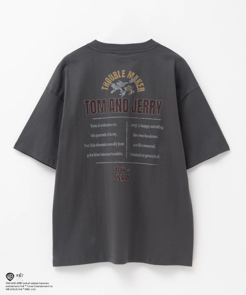 Tom and Jerry ピグメントライクTシャツ メンズ メール便 対応商品商品画像-6
