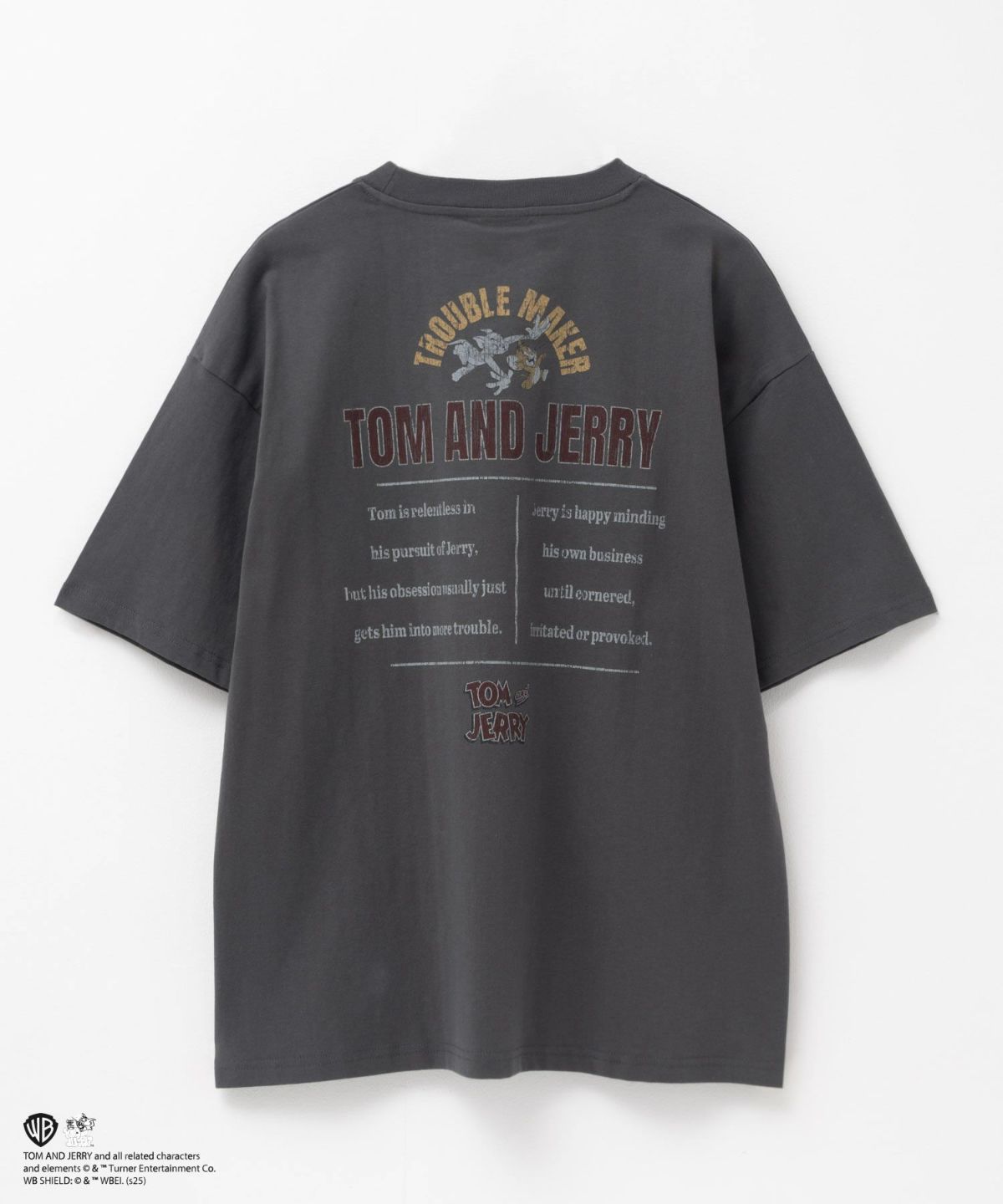 Tom and Jerry ピグメントライクTシャツ メンズ ネコポス 対応商品