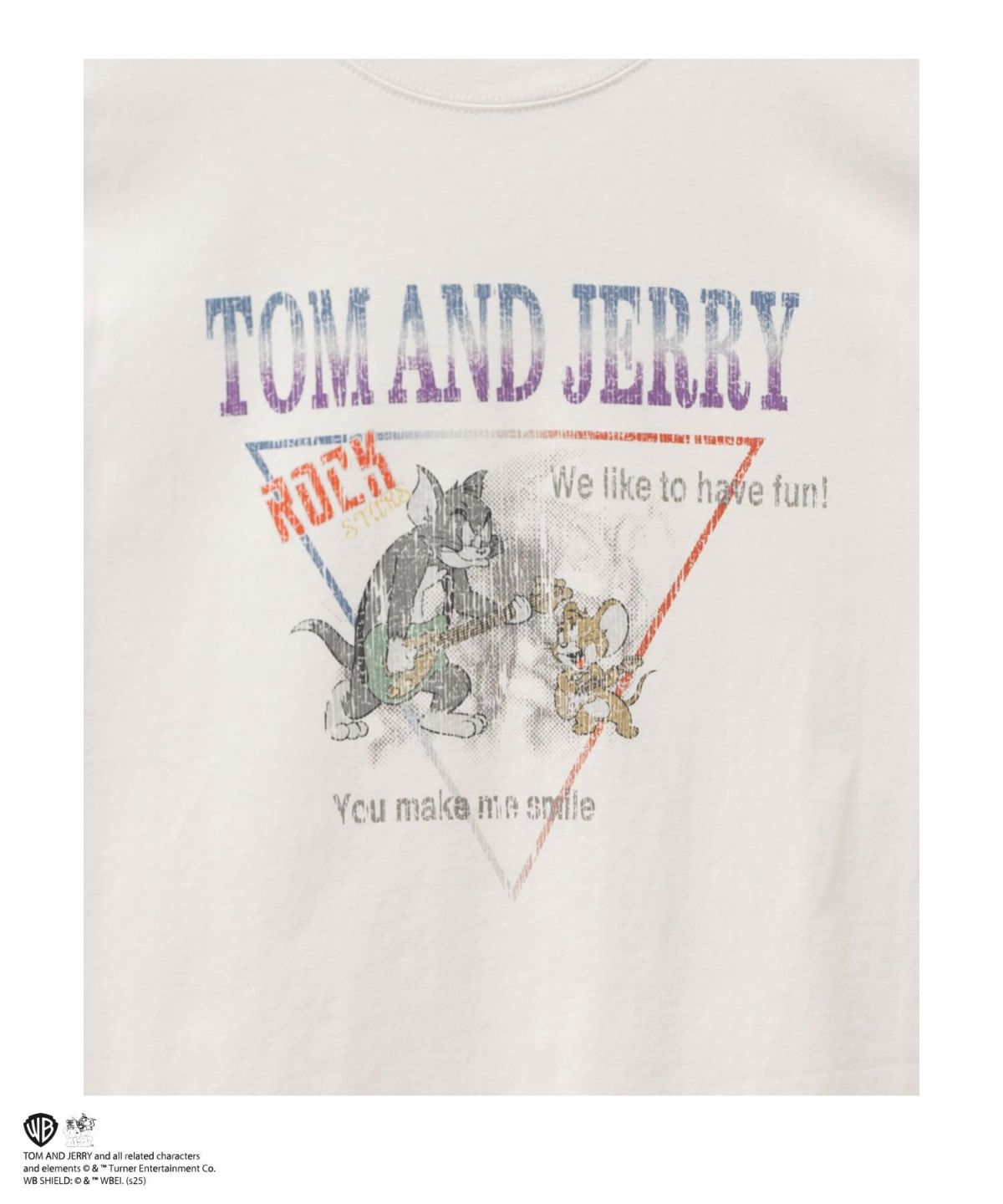 Tom and Jerry ピグメントライクTシャツ メンズ ネコポス 対応商品