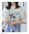 Disney ミッキーマウス / ロックプリントTシャツ メンズ メール便 対応商品商品サムネイル-5