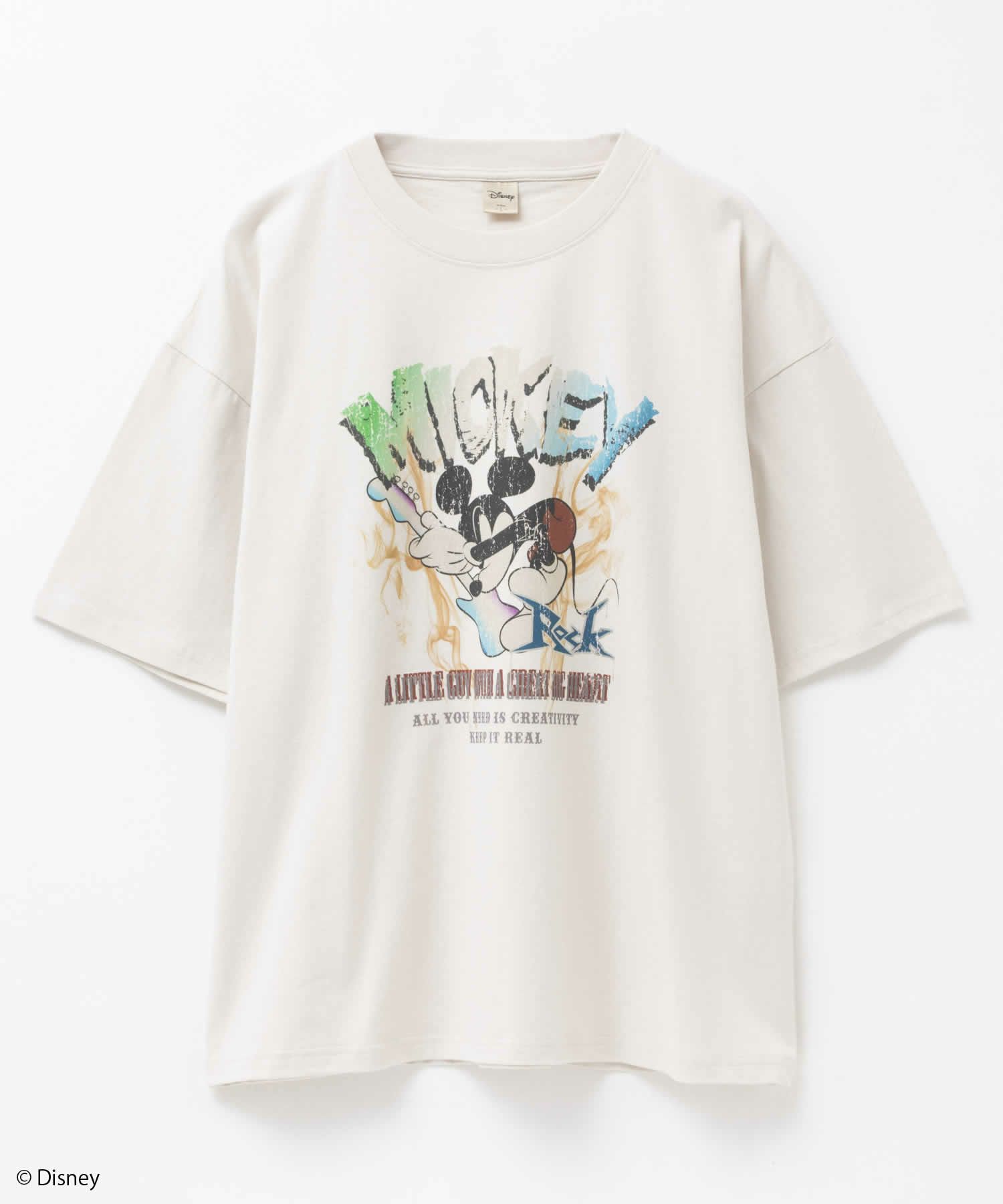 Disney ミッキーマウス / ロックプリントTシャツ メンズ メール便 対応商品商品画像-17