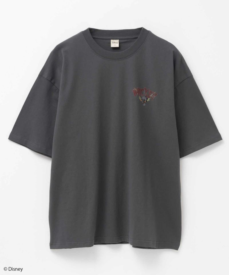 Disney ミッキーマウス / ロックプリントTシャツ メンズ メール便 対応商品商品画像-19