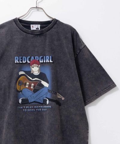 RED CAP GIRL  スノーウォッシュ加工Tシャツ メンズ ネコポス 対応商品
