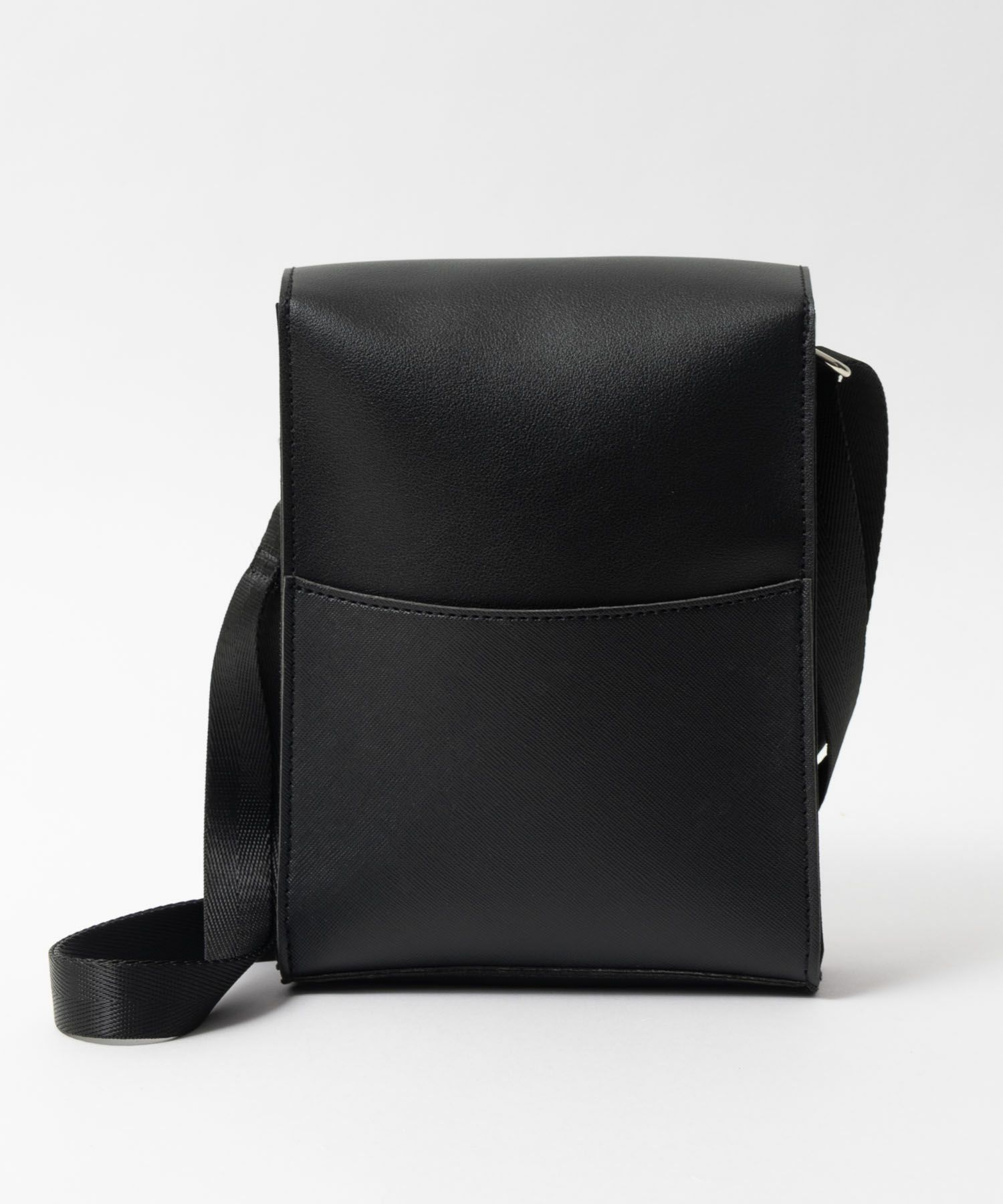 URBAN COLLECTION ボックス型フラップショルダーバッグ