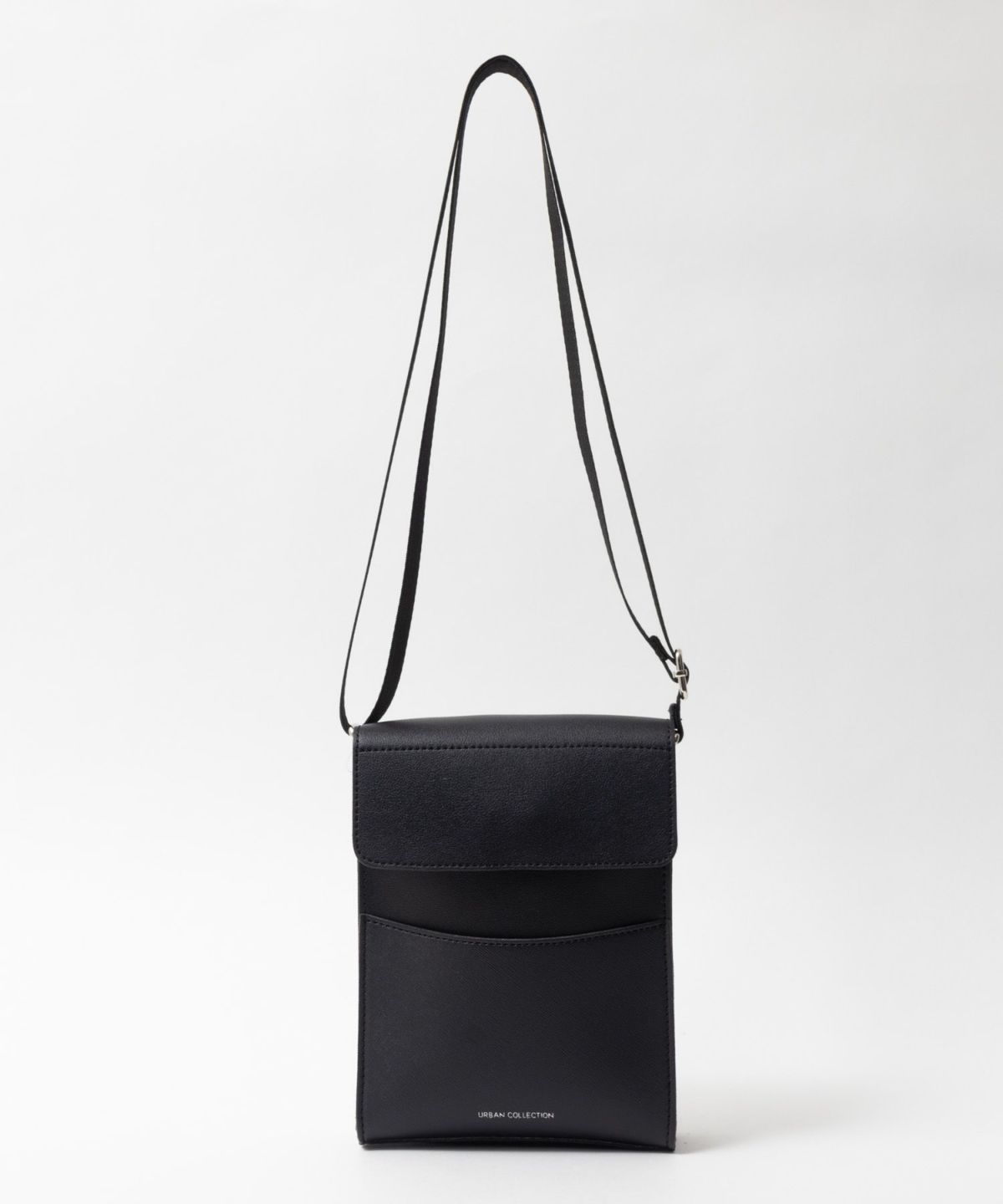 URBAN COLLECTION ボックス型フラップショルダーバッグ