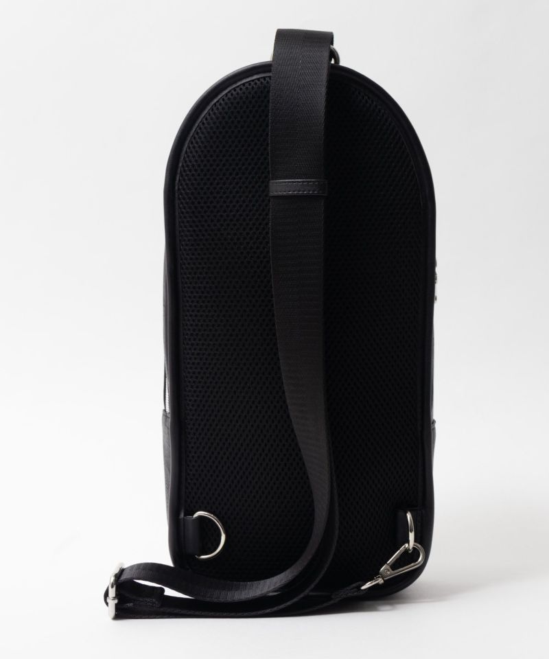 NAVY  ポリデニム・合皮切替ボディバッグ商品画像-4