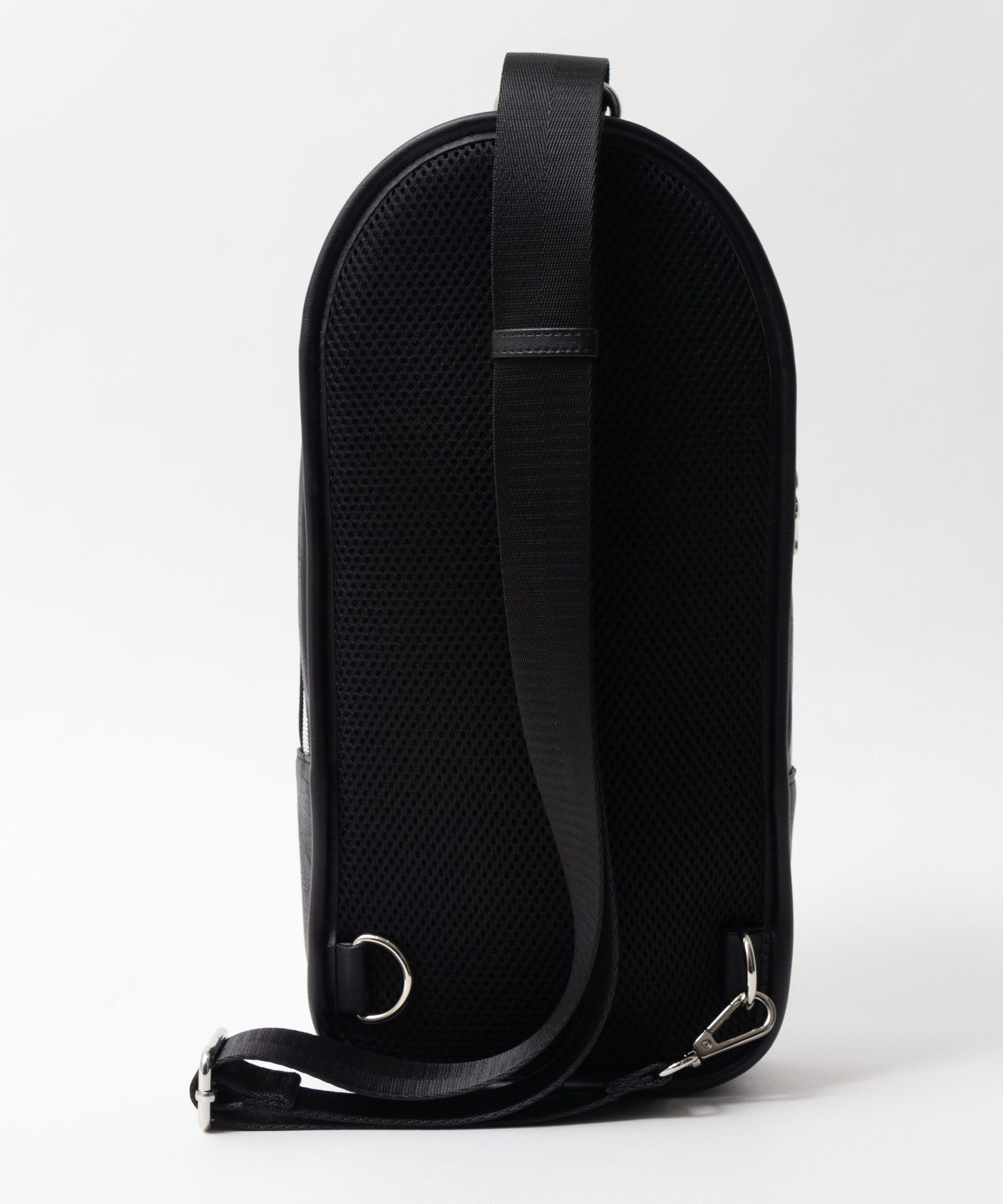 NAVY  ポリデニム・合皮切替ボディバッグ商品画像-4