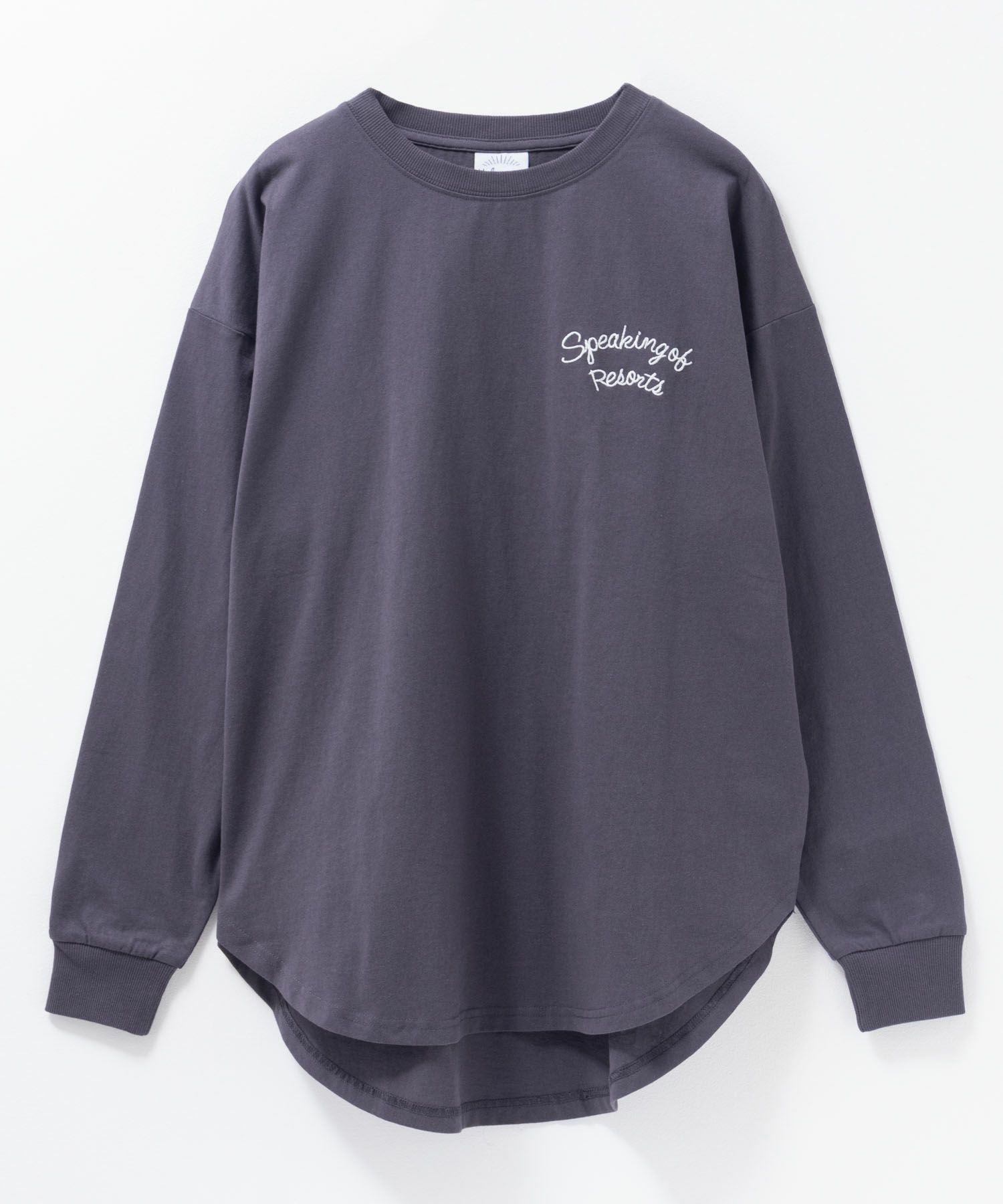 UNDERWRAPS  刺繍ラウンド長袖Tシャツ レディース メール便 対応商品商品画像-17