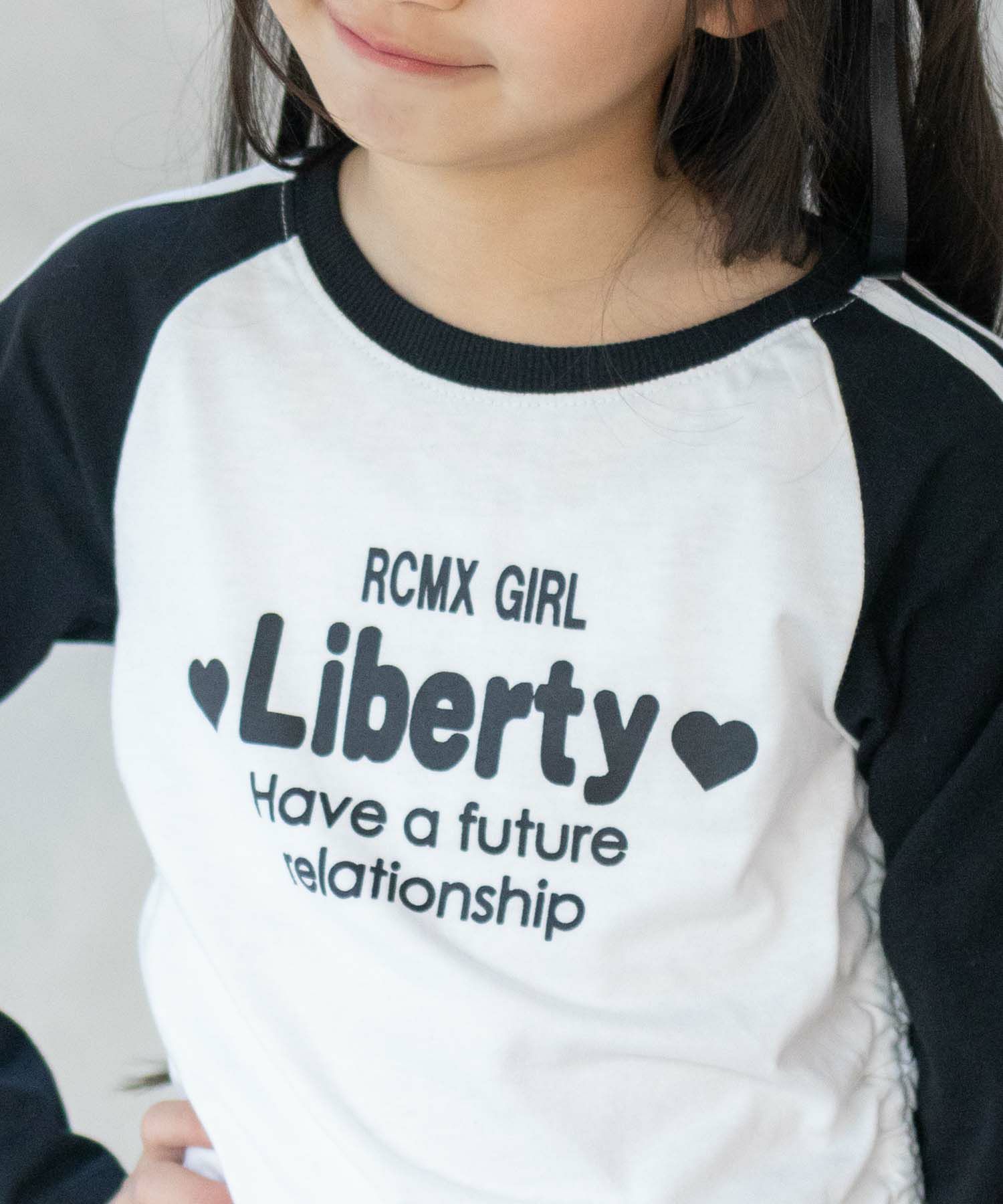 RICH MIX  レースアップ長袖Tシャツ キッズ メール便 対応商品商品画像-5