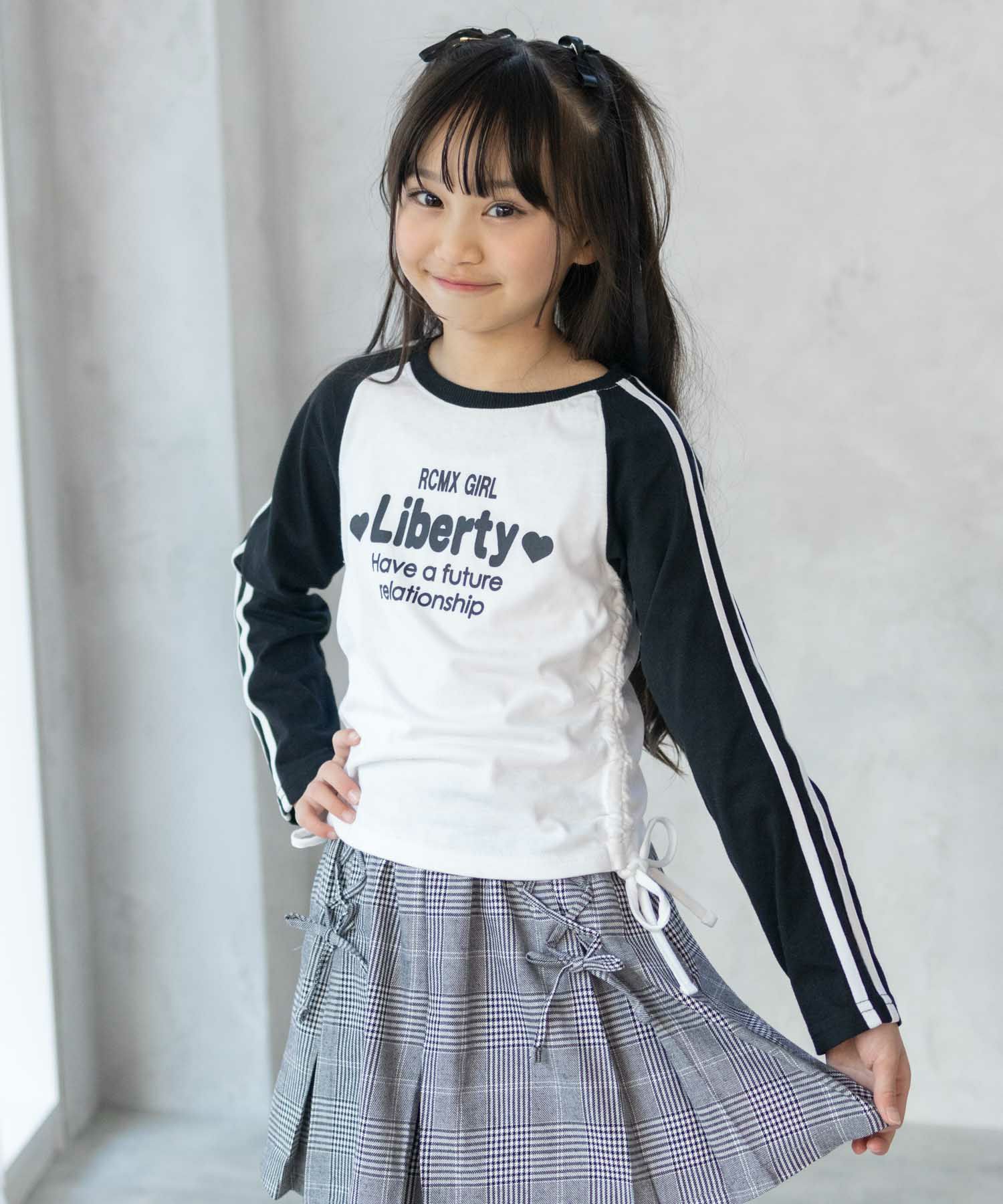 RICH MIX レースアップ長袖Tシャツ キッズ ネコポス 対応商品
