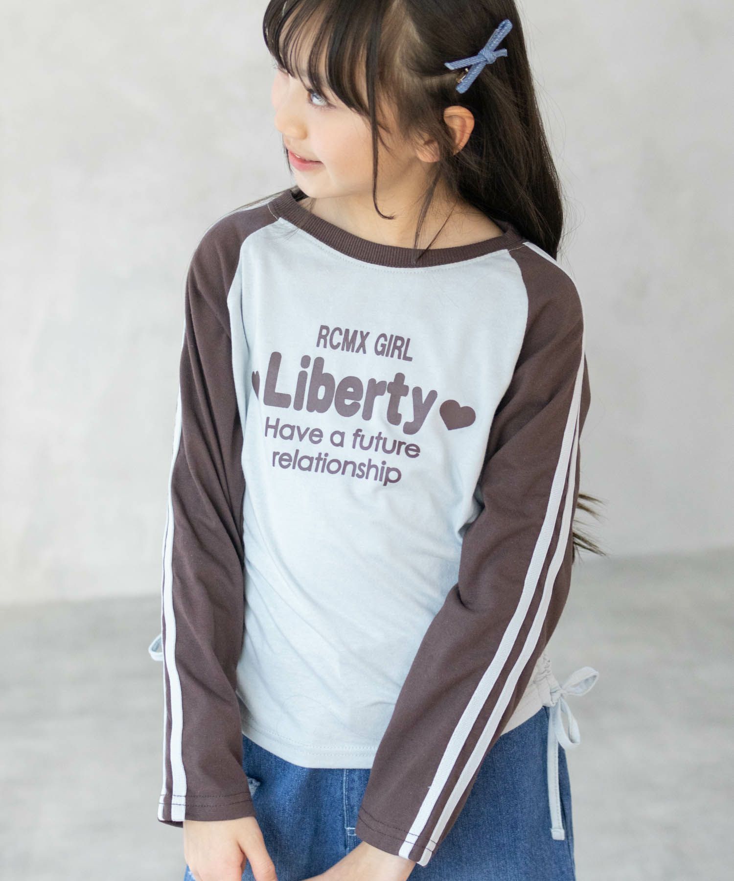 RICH MIX レースアップ長袖Tシャツ キッズ ネコポス 対応商品