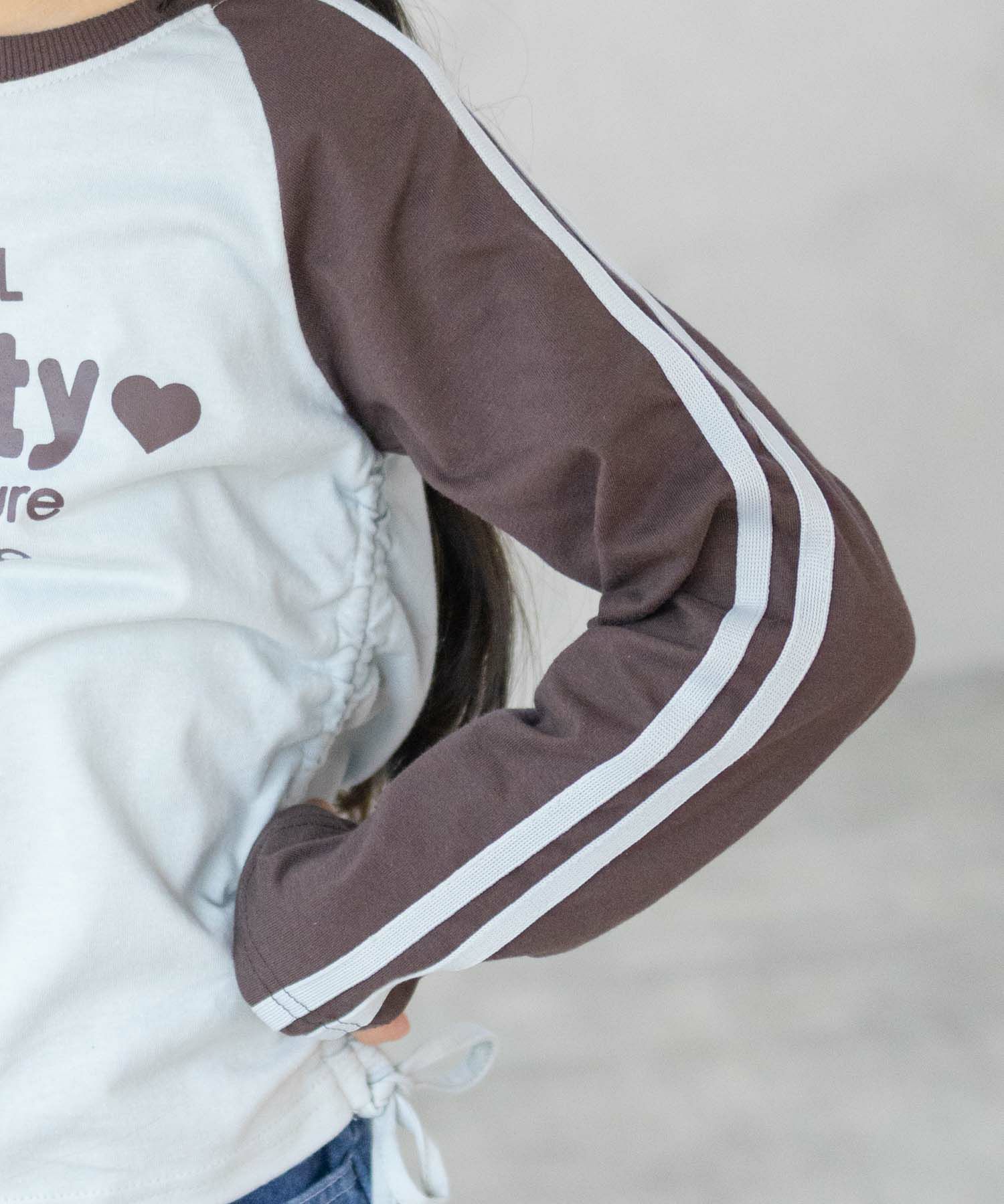 RICH MIX レースアップ長袖Tシャツ キッズ ネコポス 対応商品